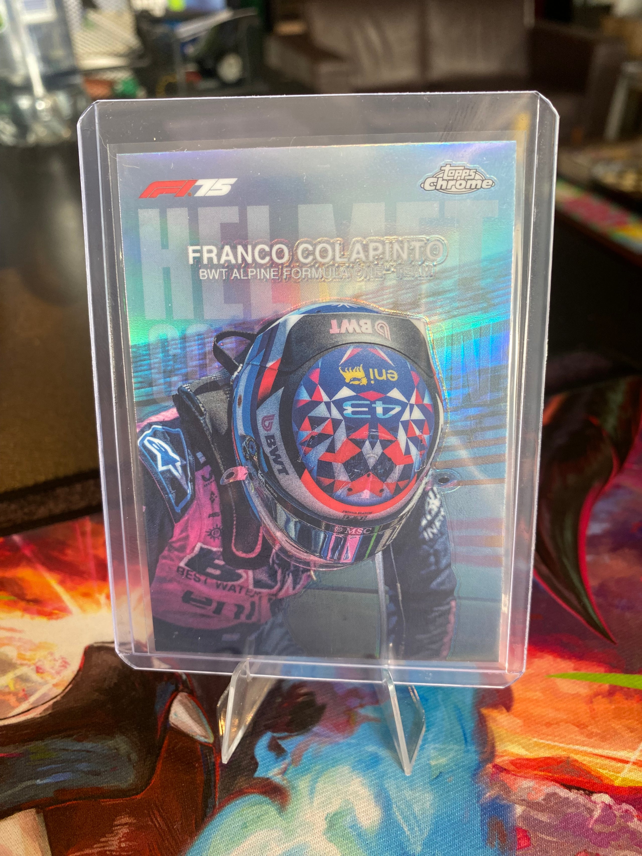 Topps Chrome 2025 - Franco Colapinto - BWT Alpine - Helmet