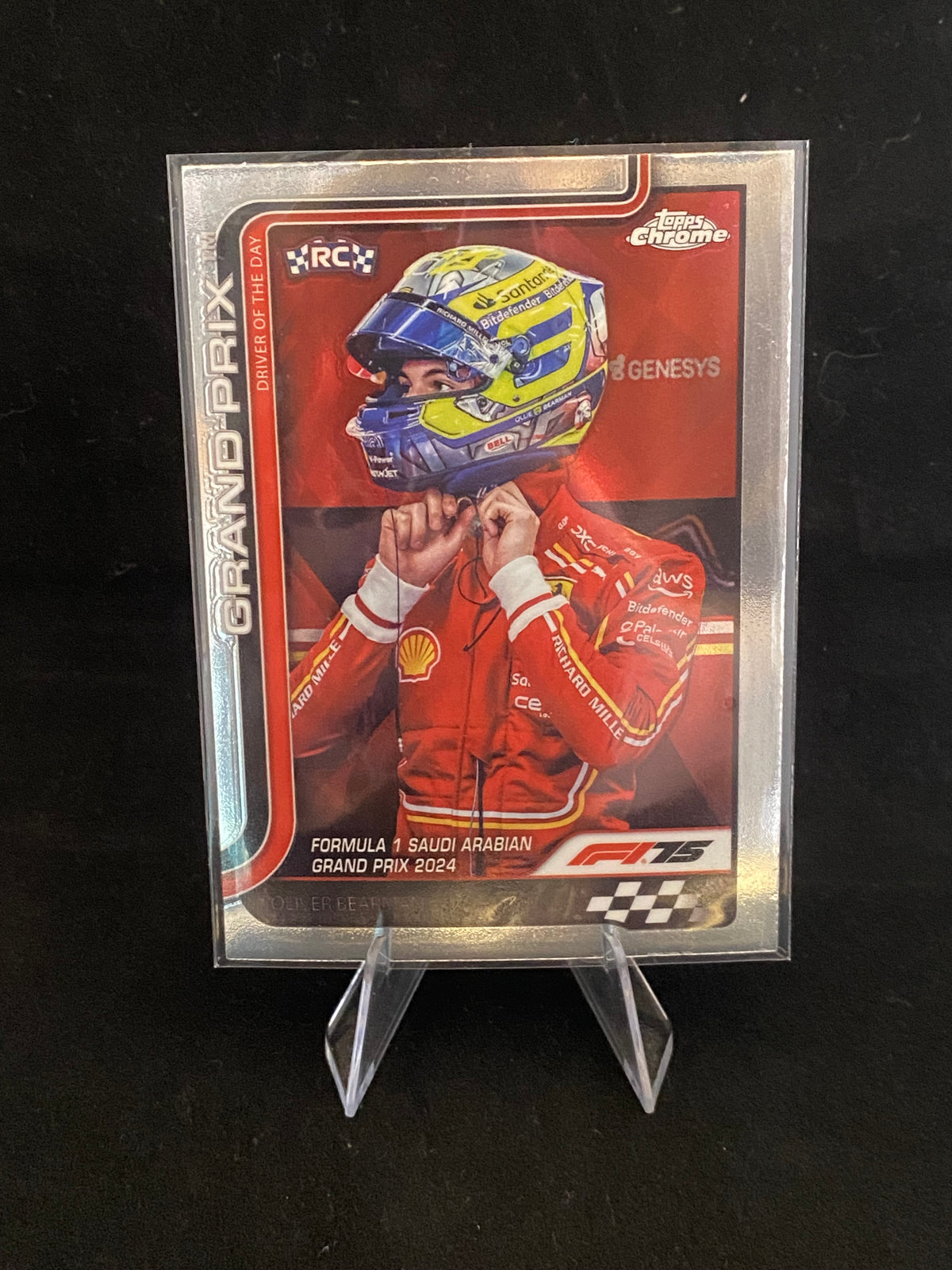 Topps Chrome 2025 - Oliver Bearman - RC - Rookie Card - 123