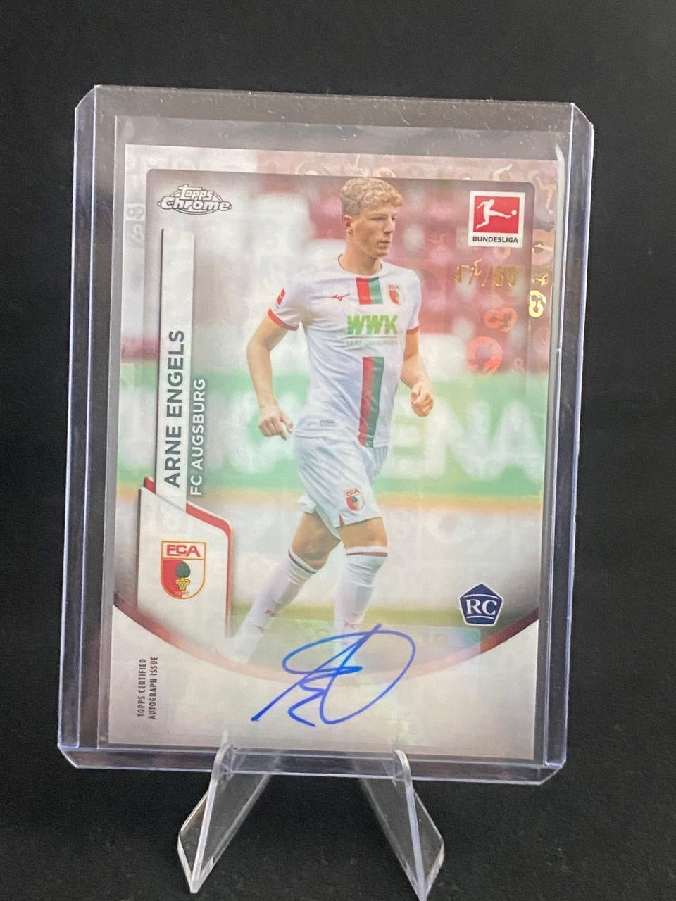 Topps Chrome Bundesliga - Arne Engels - Autographed card - RC - Rookie Card - 22/60 - BCA-AE 