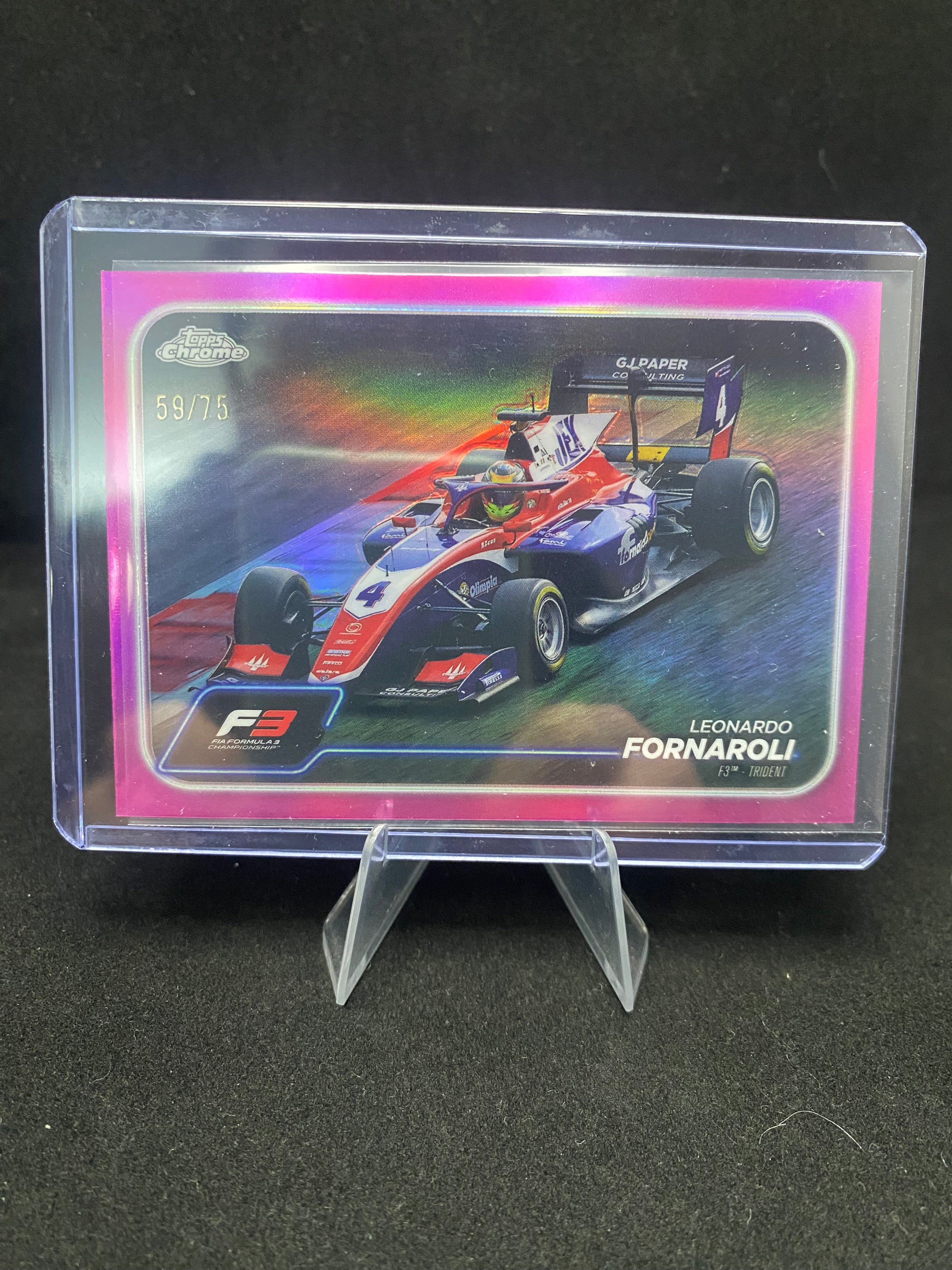 Topps  Chrome Formula 3 - Leonardo Fornaroli - 118 -59/75