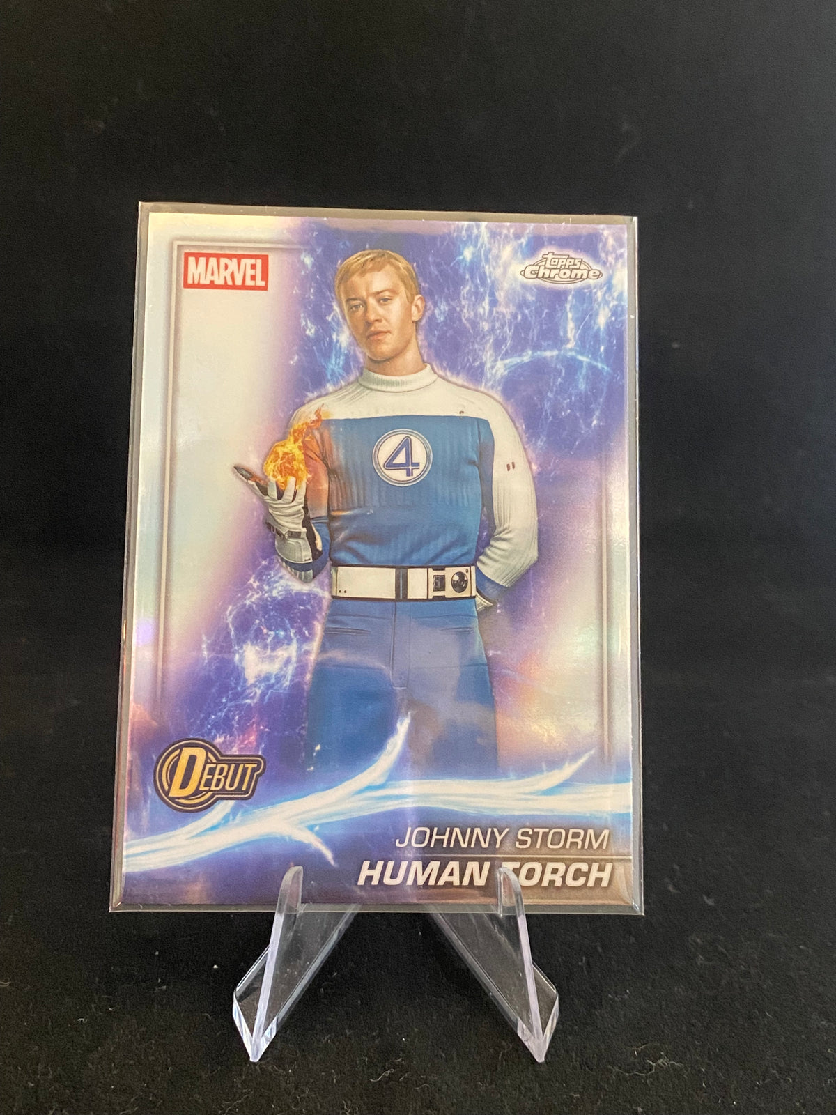 Topps Chrome Marvel - Human Torch (Johnny Storm) - Debut - 196