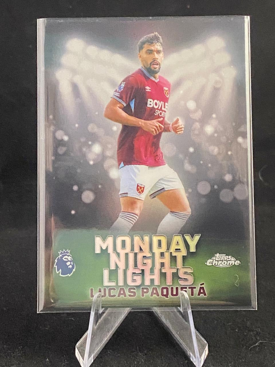 Topps Chrome Premier League 2026 - Lucas Paqueta - Monday Night Lights - MNL-27