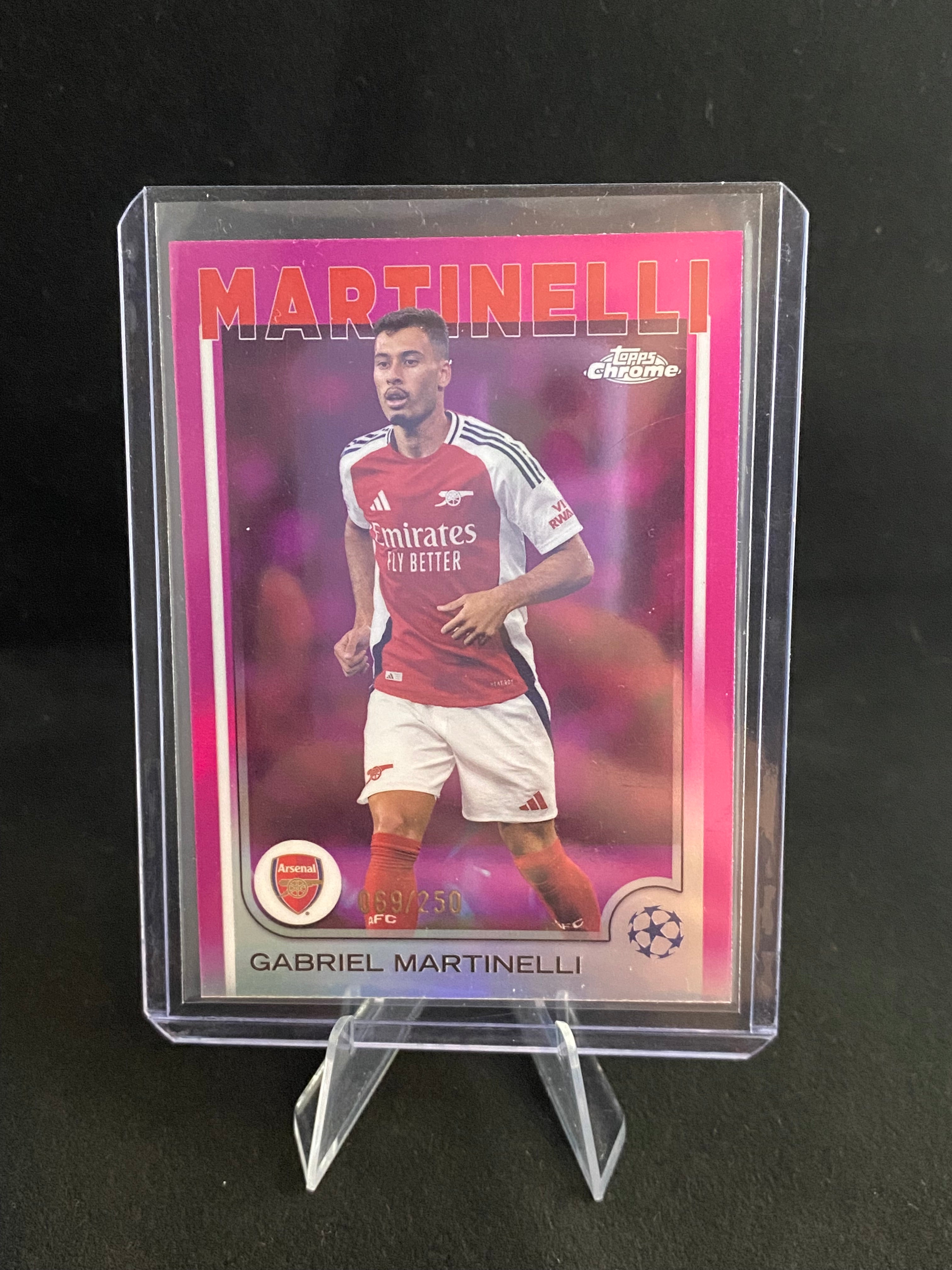 Topps Chrome UEFA Champions League 2025 - Gabriel Martinelli - 069/250 - 5