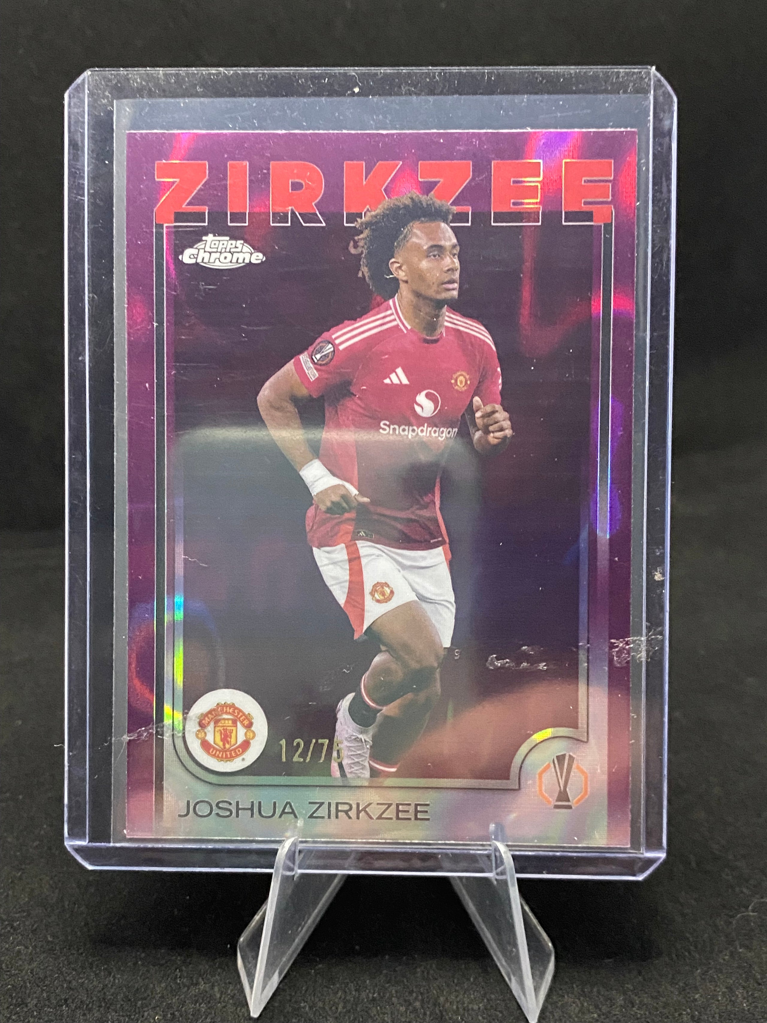Topps Chrome UEFA Europa League 2025 - Joshua Zirkzee - 12/75 - 121