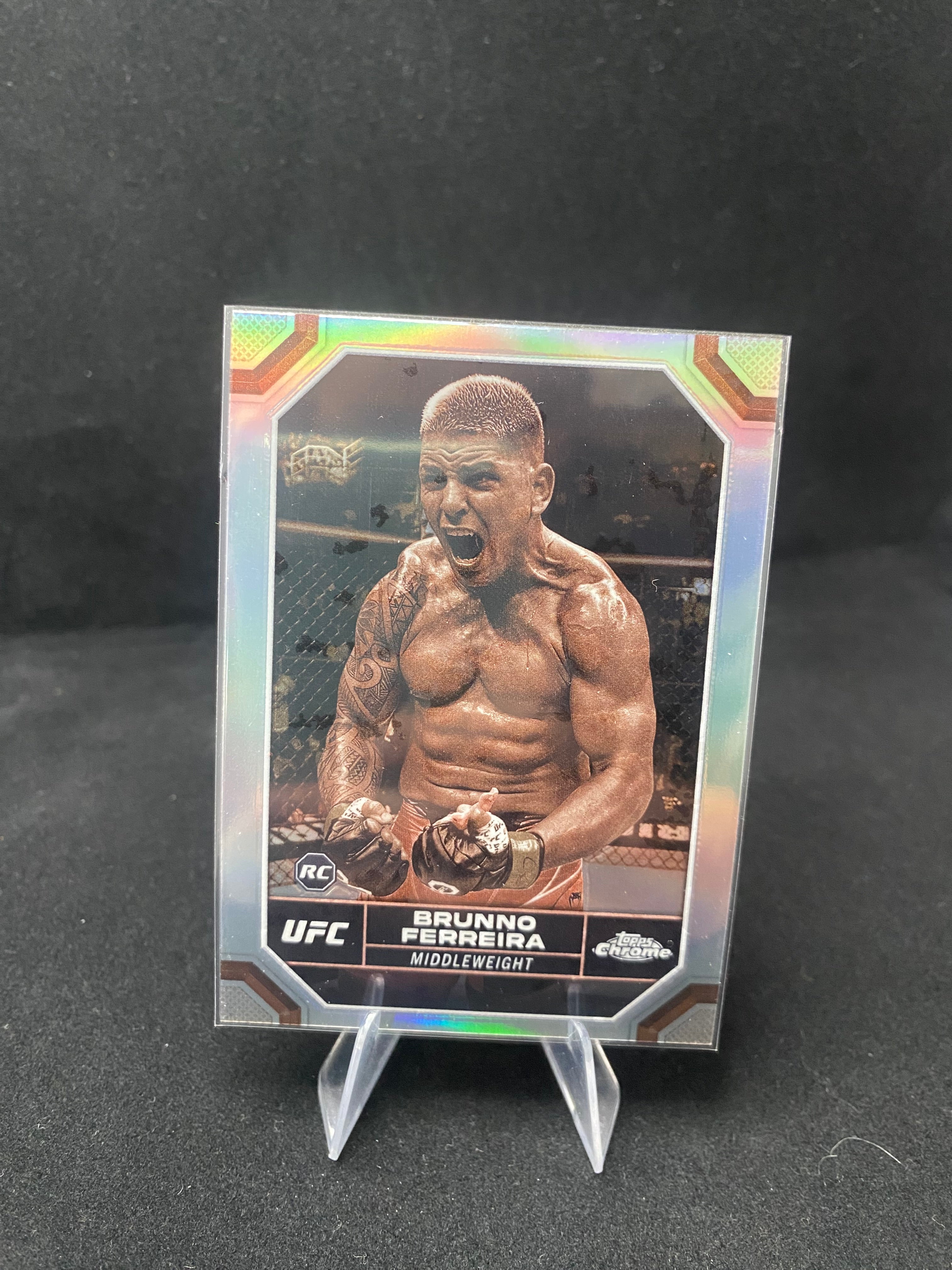 Topps Chrome UFC 2024 - Brunno Ferreira - RC - Rookie Card - 3