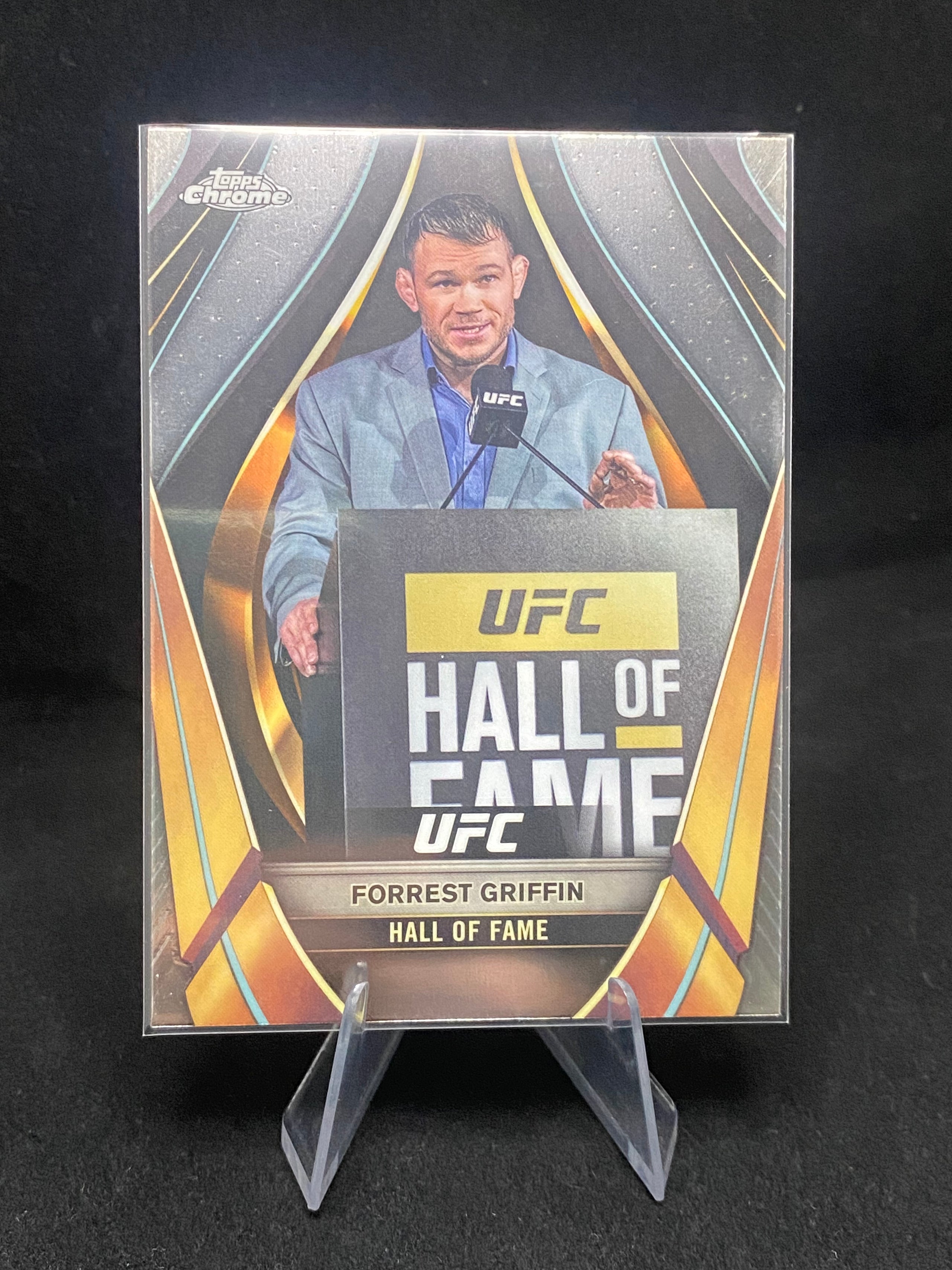 Topps Chrome UFC 2024 - Forrest Griffen - UFC Hall Of Fame - EMB-9