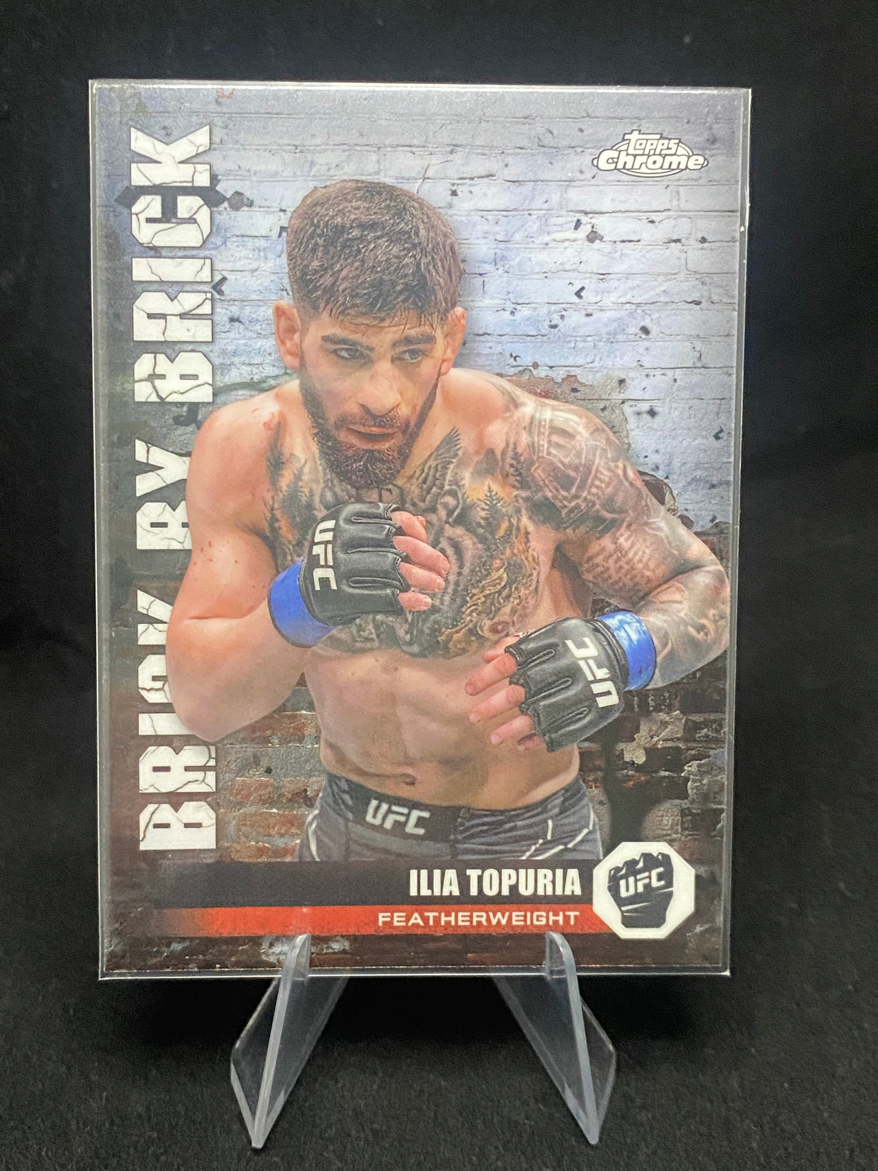 Topps Chrome UFC 2024 - Ilia Topuria - Brick By Brick - BYB-2