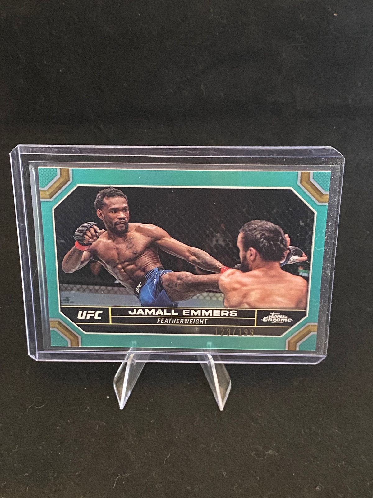 Topps Chrome UFC 2024 - Jamall Emmers - Green - 123/199 - 90