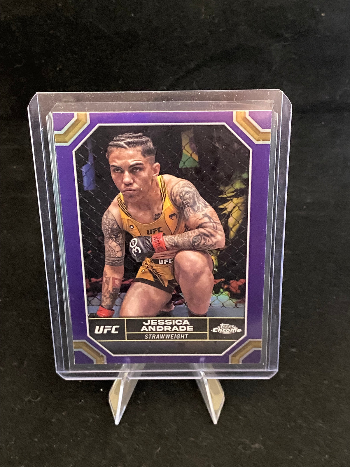 Topps Chrome UFC 2024 - Jessica Andrade - Purple - 94