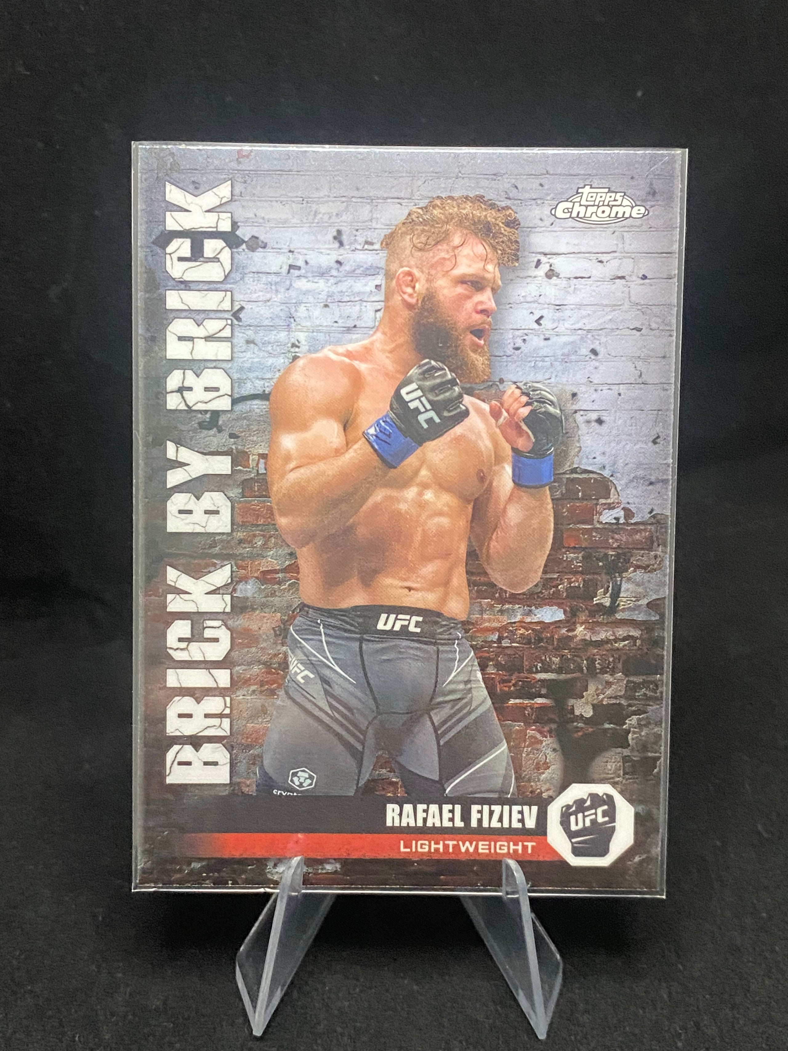 Topps Chrome UFC 2024 - Rafael Fiziev - Brick By Brick - BYB-3