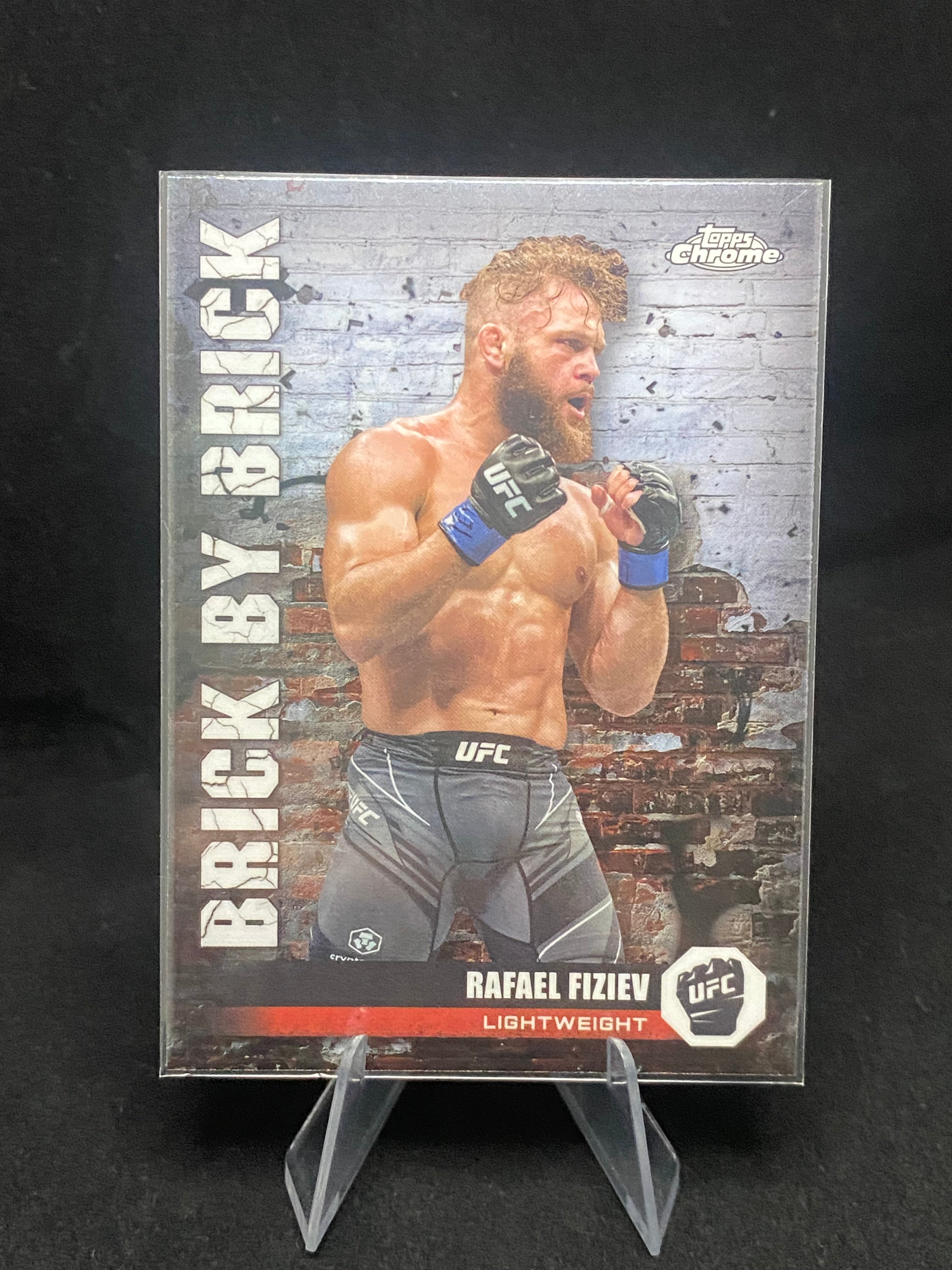 Topps Chrome UFC 2024 - Rafael Fiziev - Brick By Brick - BYB-3