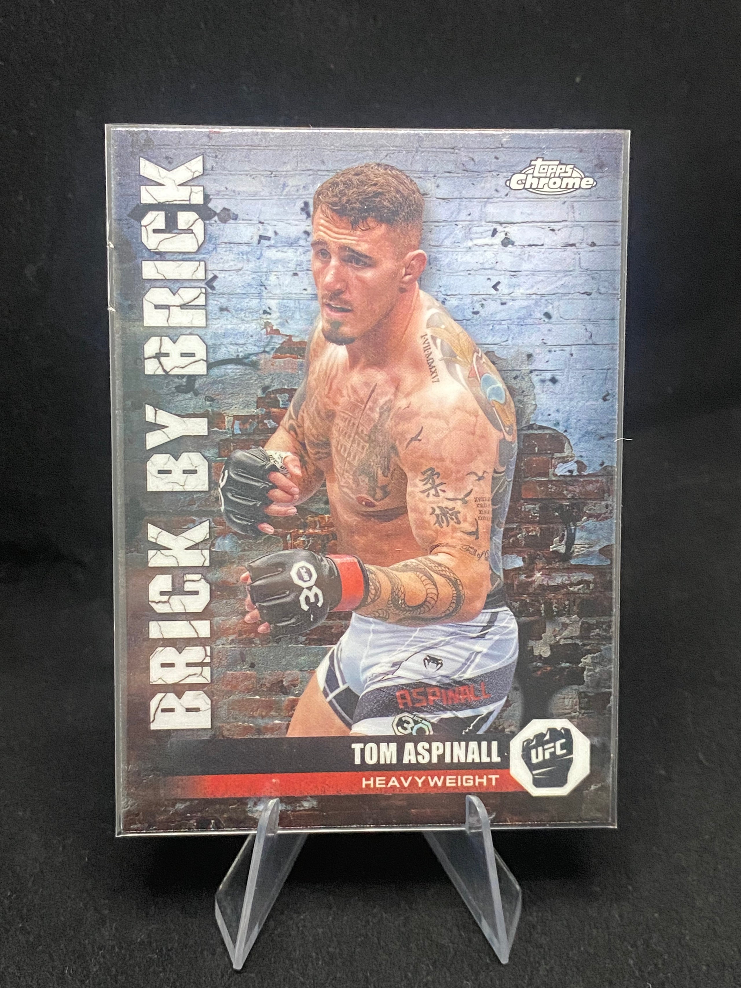 Topps Chrome UFC 2024 - Tom Aspinall - Brick By Brick - BYB-1