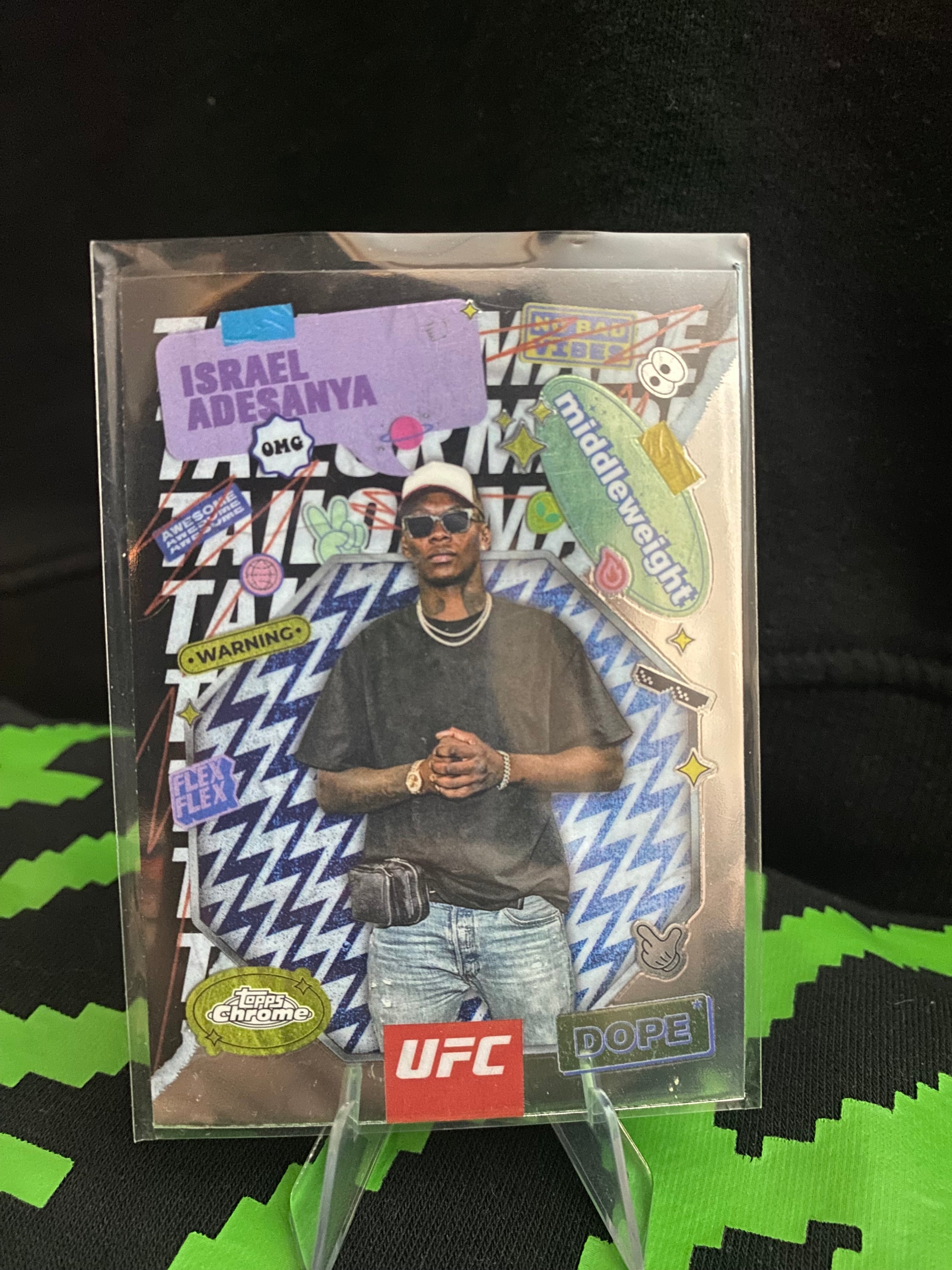 Topps Chrome UFC 2025 - Israel Adesanya - TRM-4