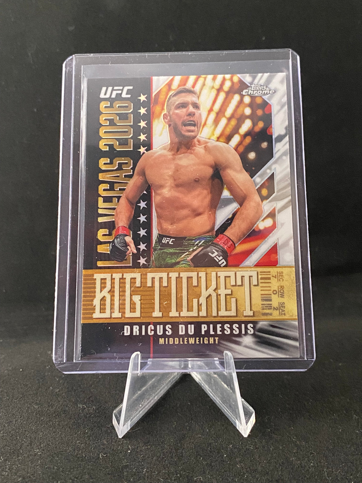 Topps Chrome UFC 2026- Dricus Du Plessis - Big Ticket - BT-8