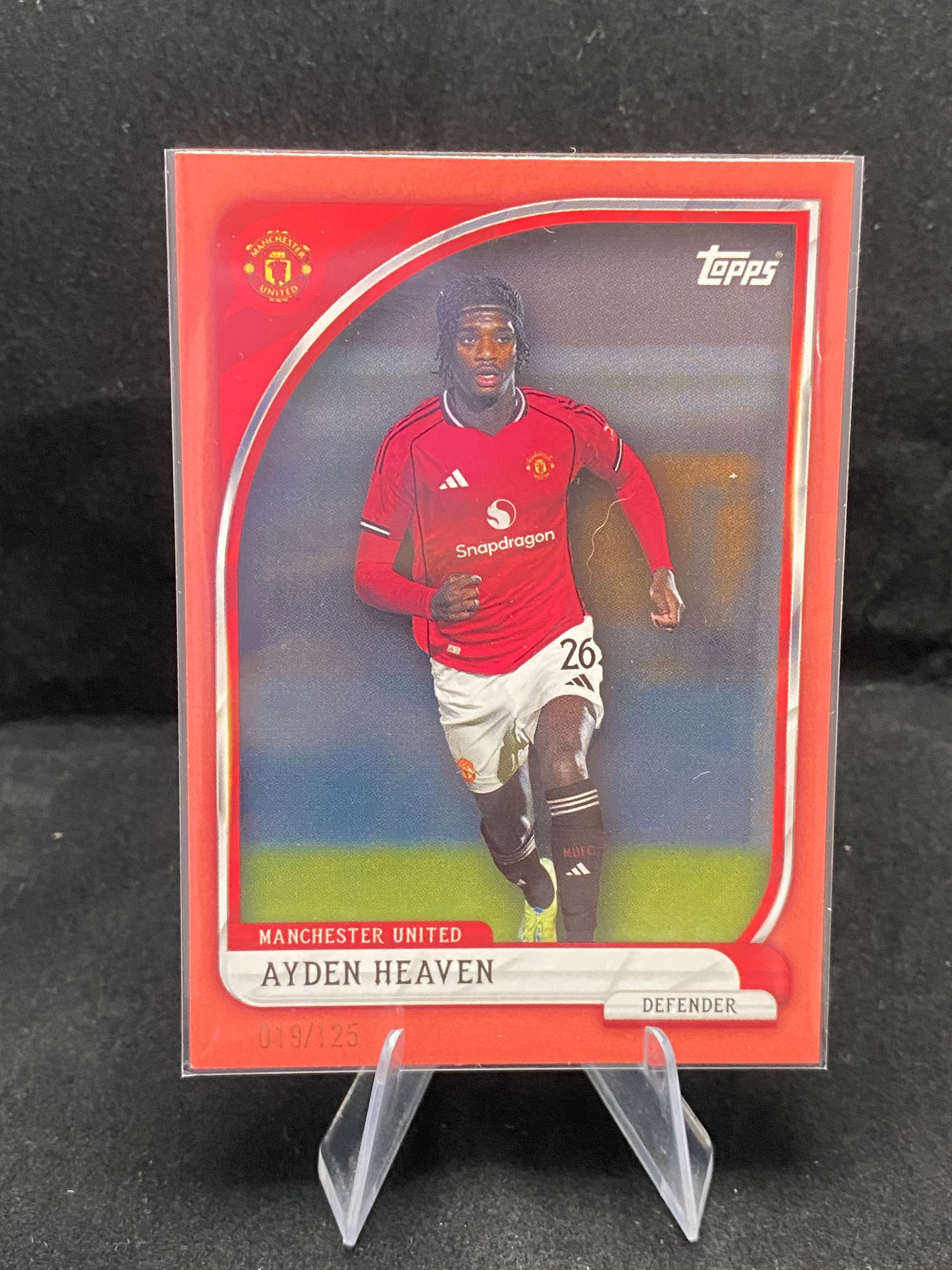 Topps FC 2025 - Manchester United - Ayden Heaven - 019/125 - 7