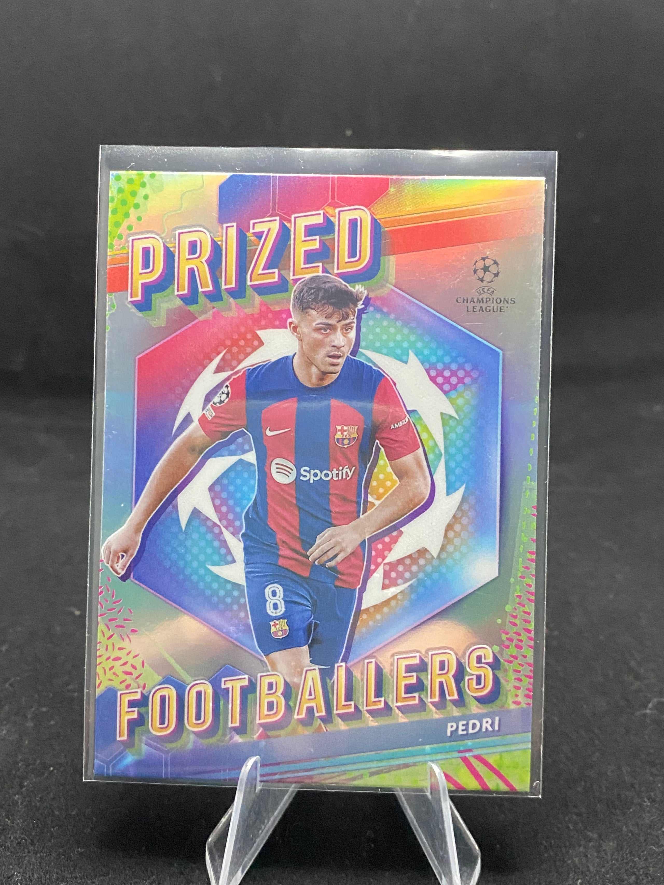 Topps Finest UEFA Champions League 2024 - Pedri - Prized Footballers - PF-7