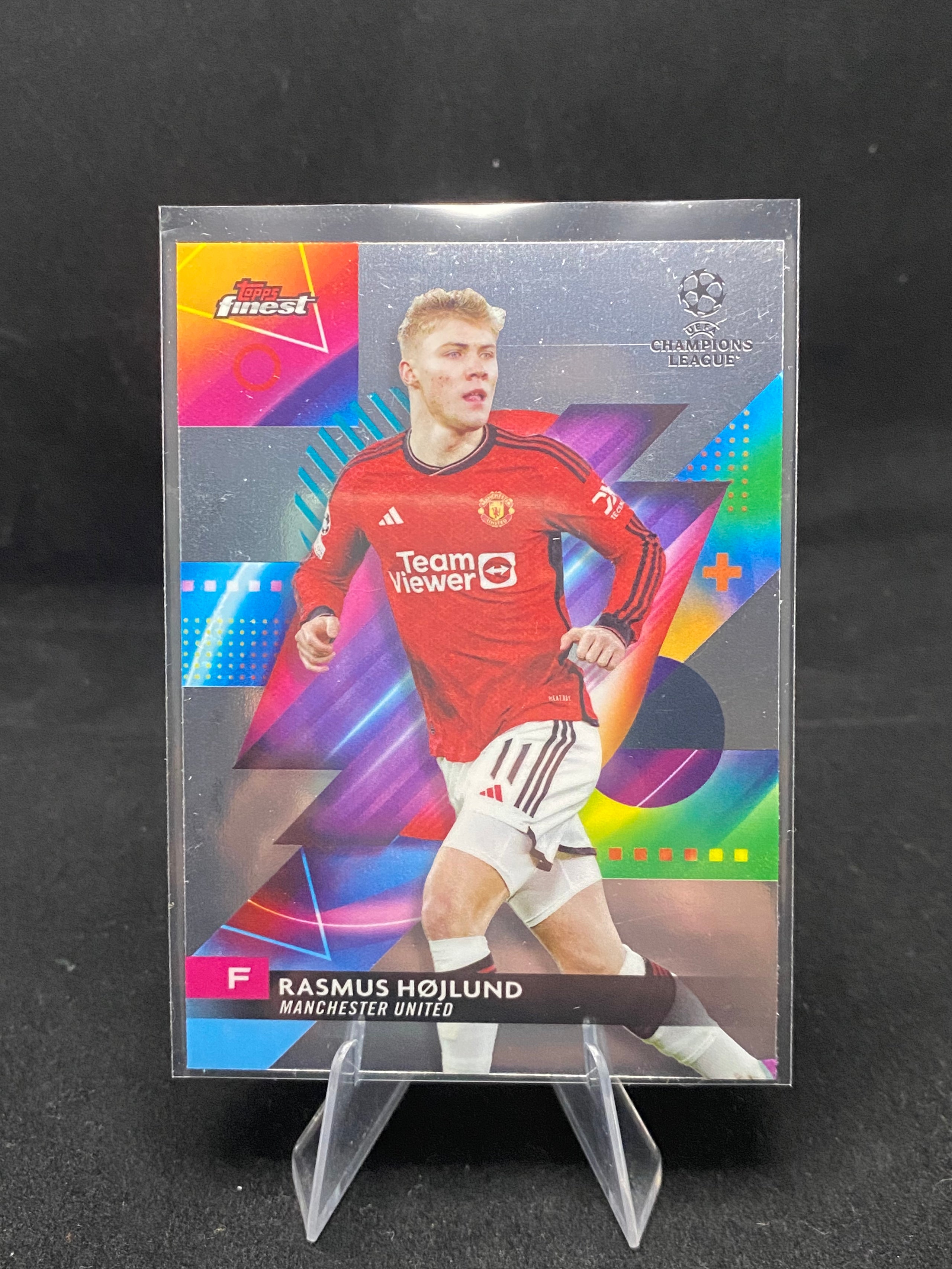 Topps Finest UEFA Champions League 2024 - Rasmus Hojlund - 101