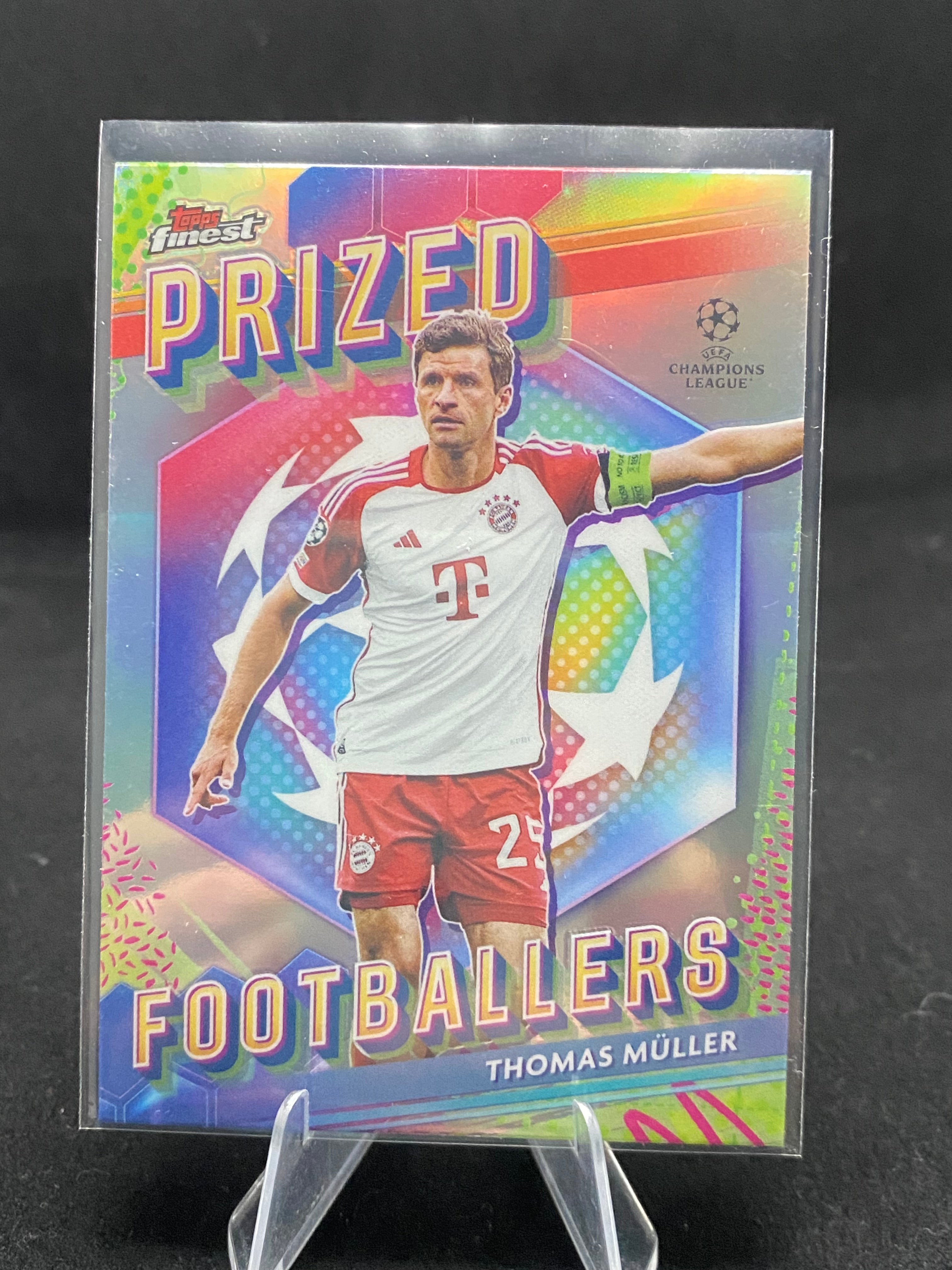 Topps Finest UEFA Champions League 2024 - Thomas Muller - Prized Footballers - PF-9