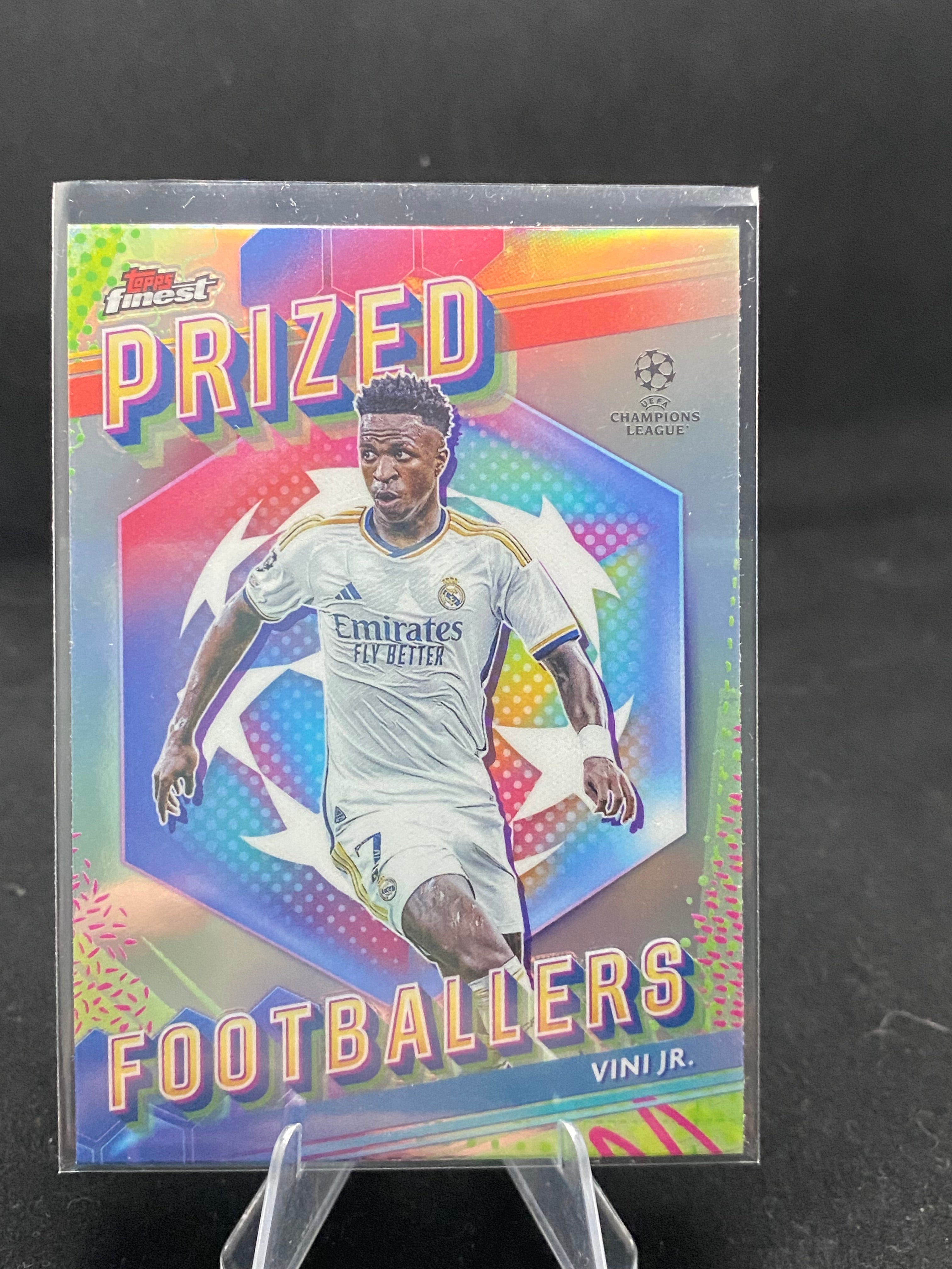 Topps Finest UEFA Champions League 2024 - Vini JR. - Prized Footballers - PF-15