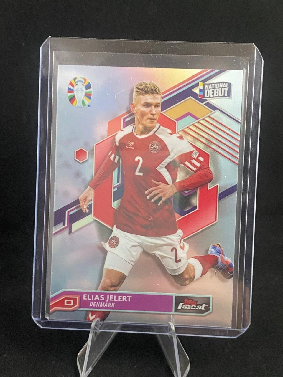 Topps Finest UEFA Euro 2023 - Elias Jelert - Refractor - 20