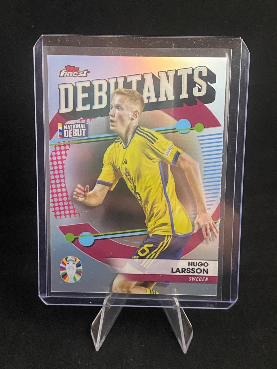 Topps Finest UEFA Euro 2023 - Hugo Larsson - Debutants - FD-HL