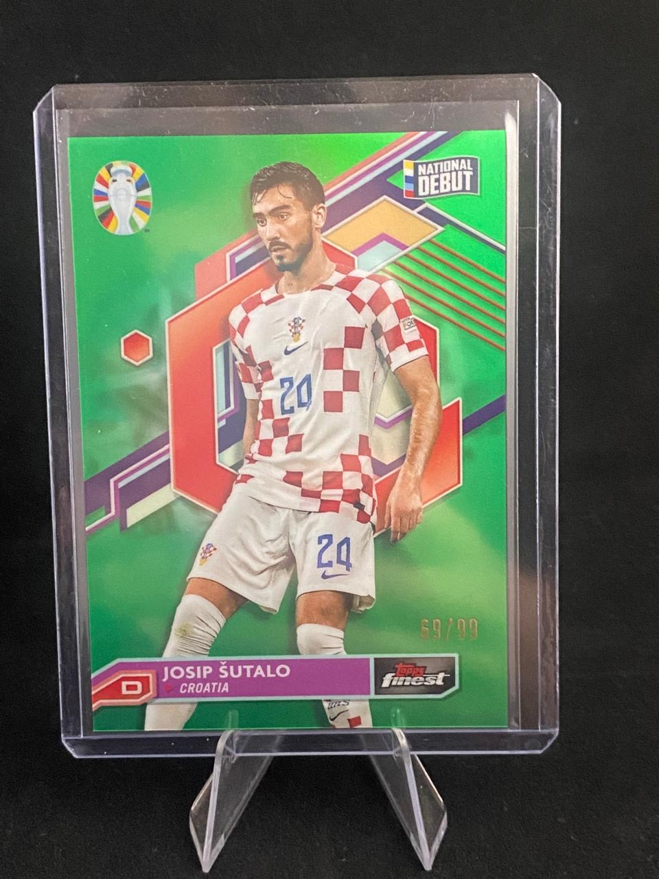 Topps Finest UEFA Euro 2023 - Josip Sutalo - 69/99 - 13