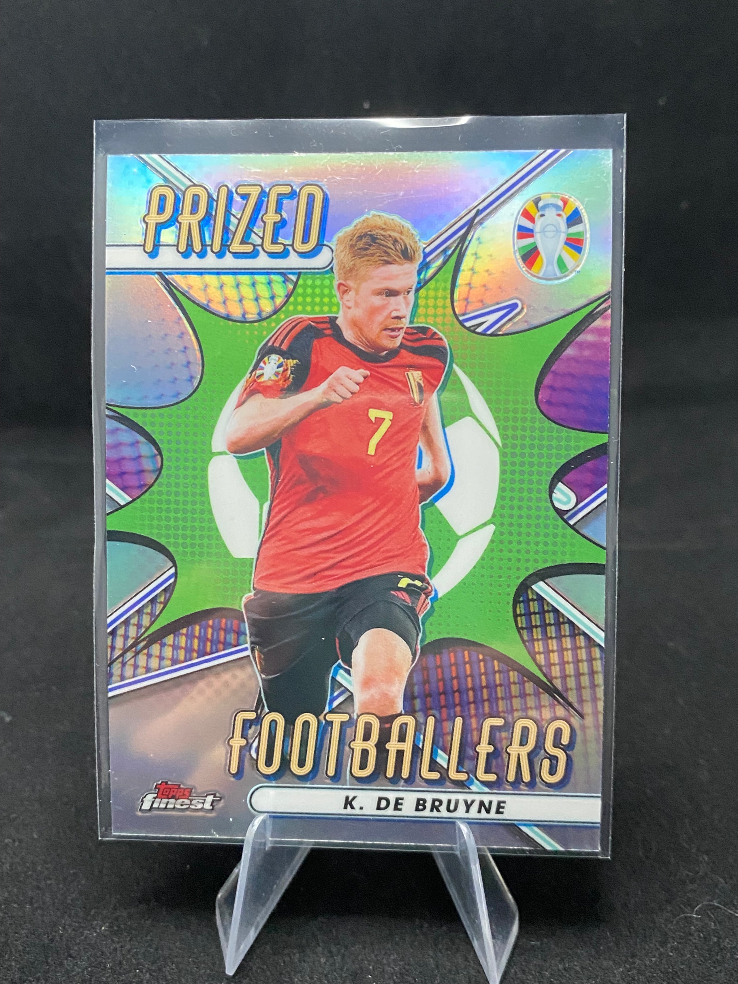 Topps Finest UEFA Euro 2023 - K. De Bruyne - Prized Footballers - PF-KD