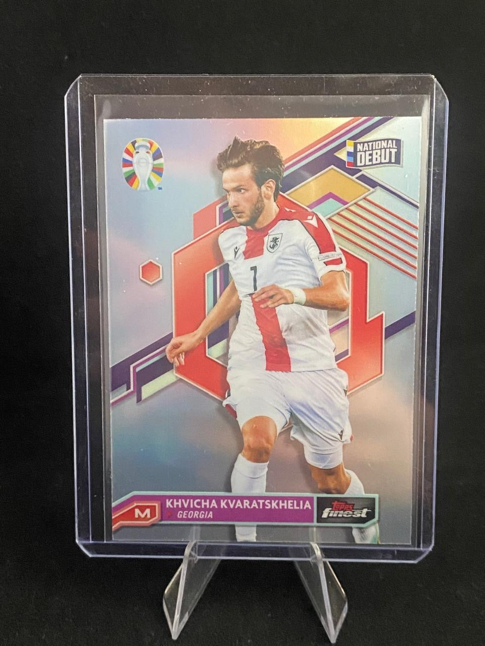 Topps Finest UEFA Euro 2023 - Khvicha Kvaratskhelia - Refractor -31
