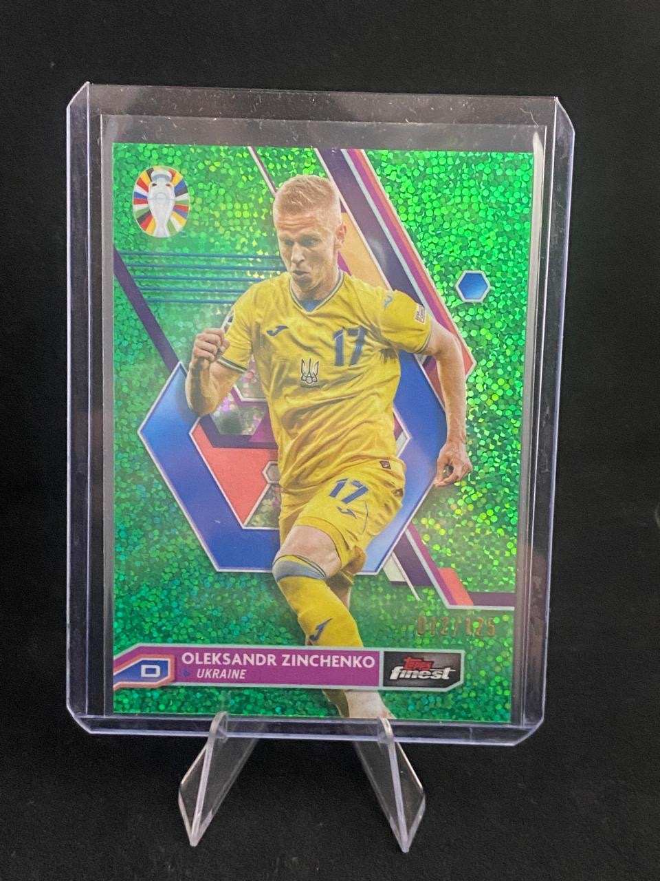 Topps Finest UEFA Euro 2023 - Oleksandr Zinchenko - 012/125 - 96