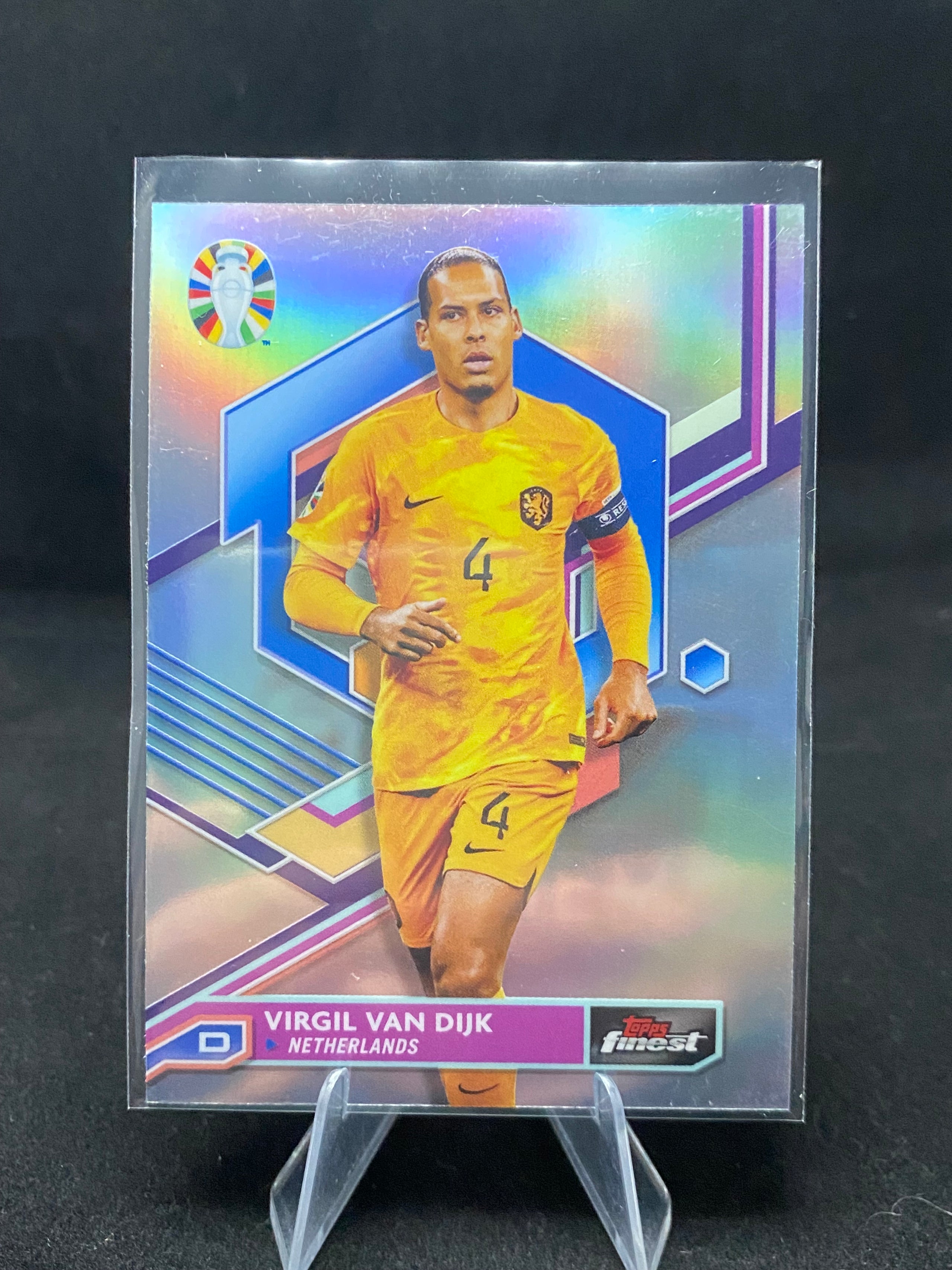 Topps Finest UEFA Euro 2023 - Virgil Van Dijk - 54