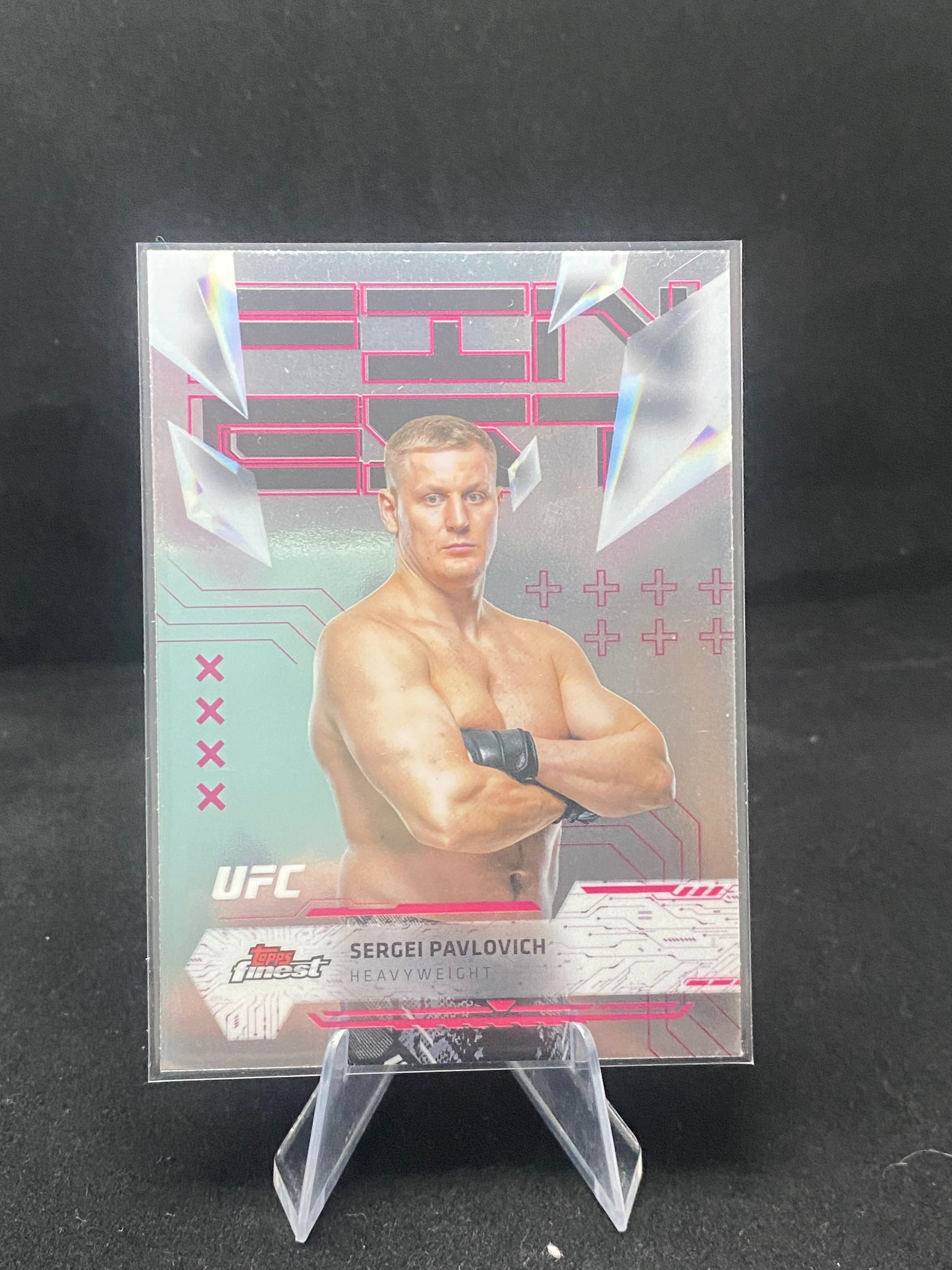 Topps Finest UFC - Sergei Pavlovich - 156 - Uncommon