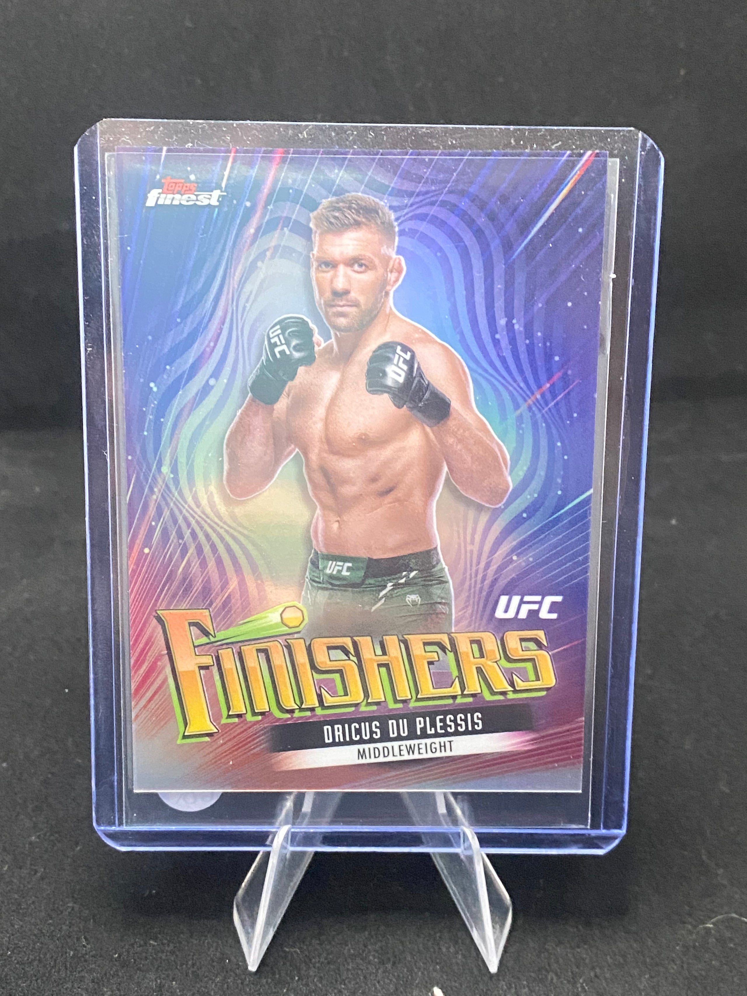 Topps Finest UFC 2024 - Dricus Du Plessis - Finishers - FIN-11