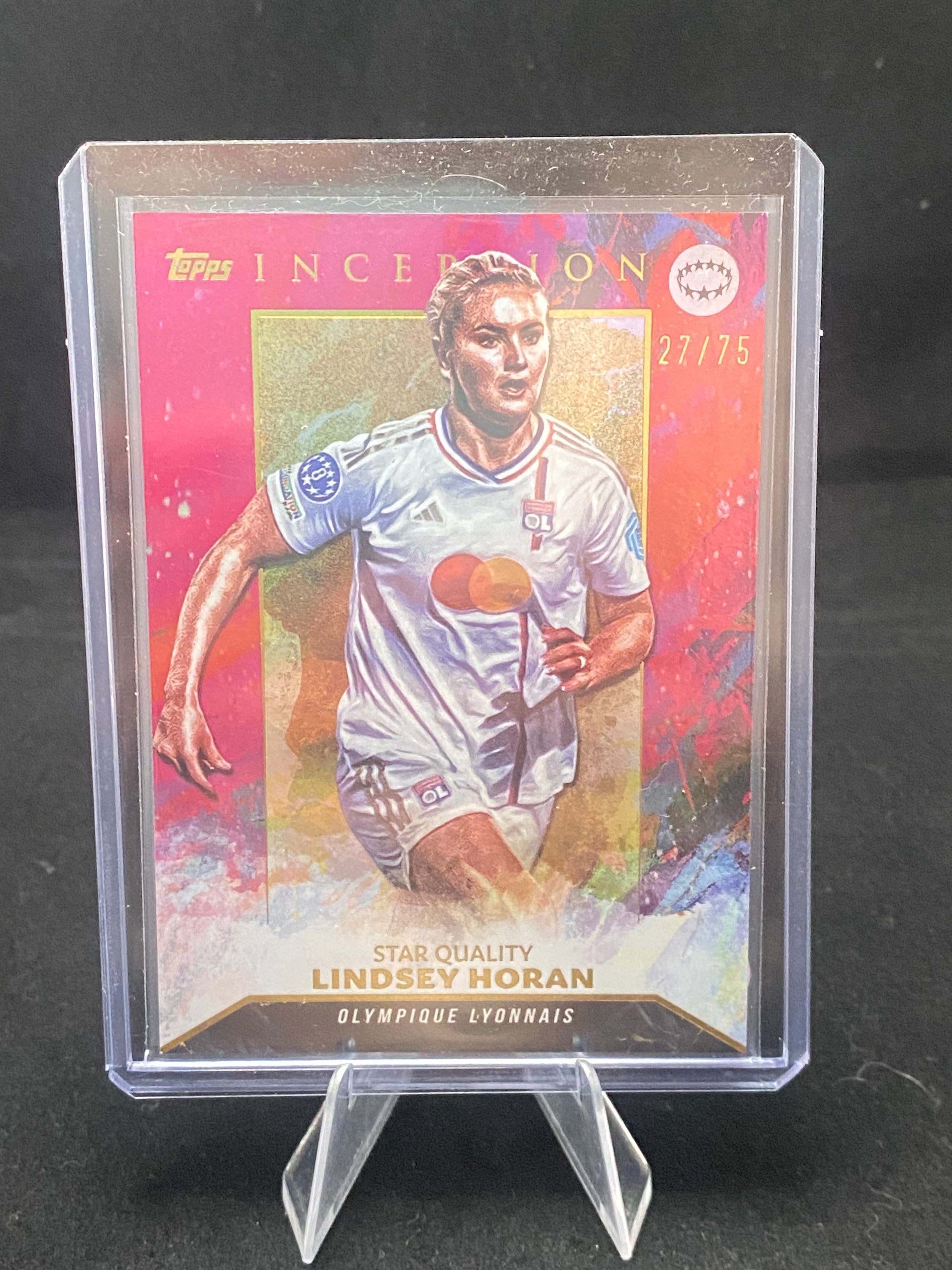 Topps Inception UEFA women's Champions League 2024 - Lindsey Horan - 27/75 - 47