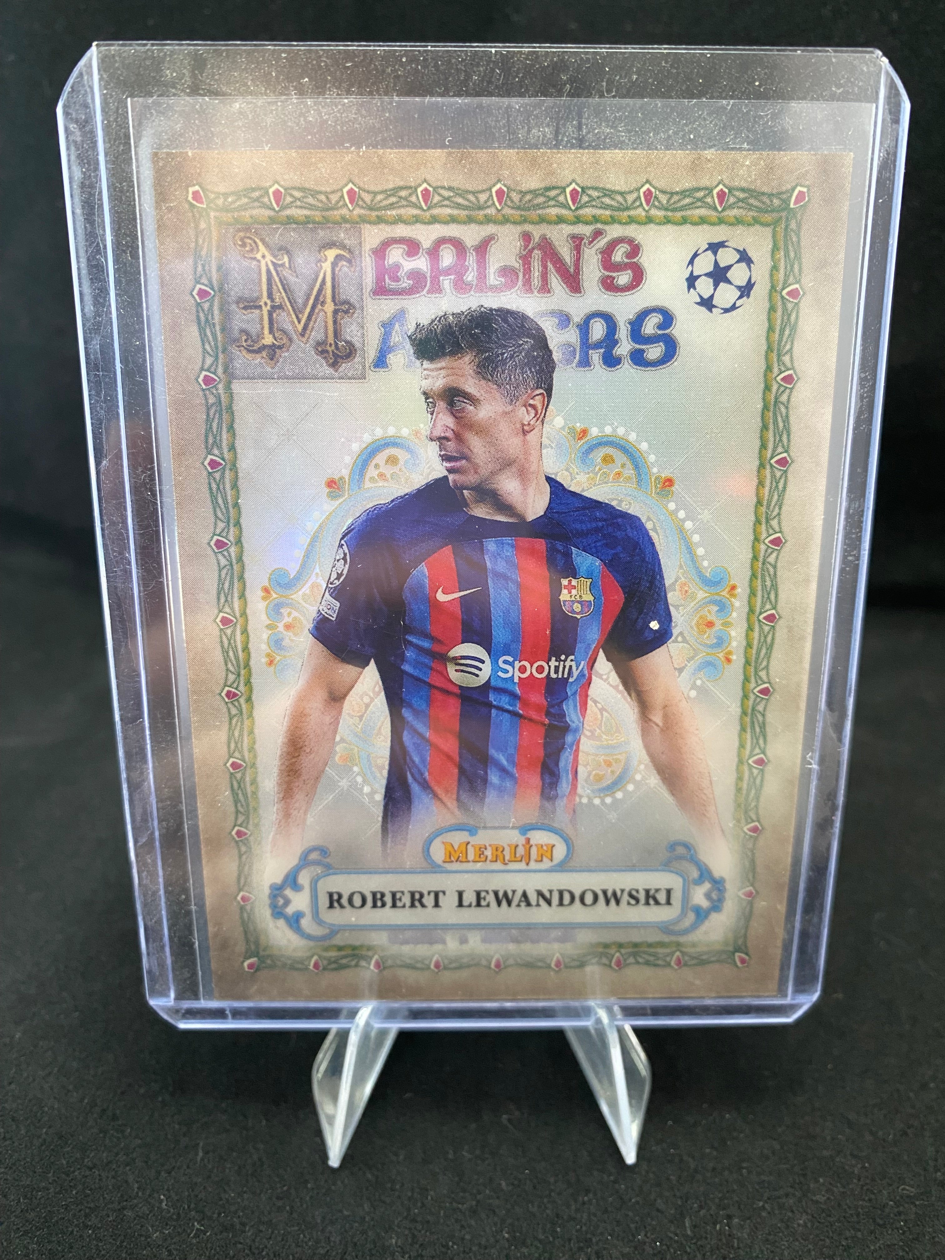 Topps Merlin UEFA Champions League 2023 - Robert Lewandowski - Merlin Masters - MM-3 - Insert 