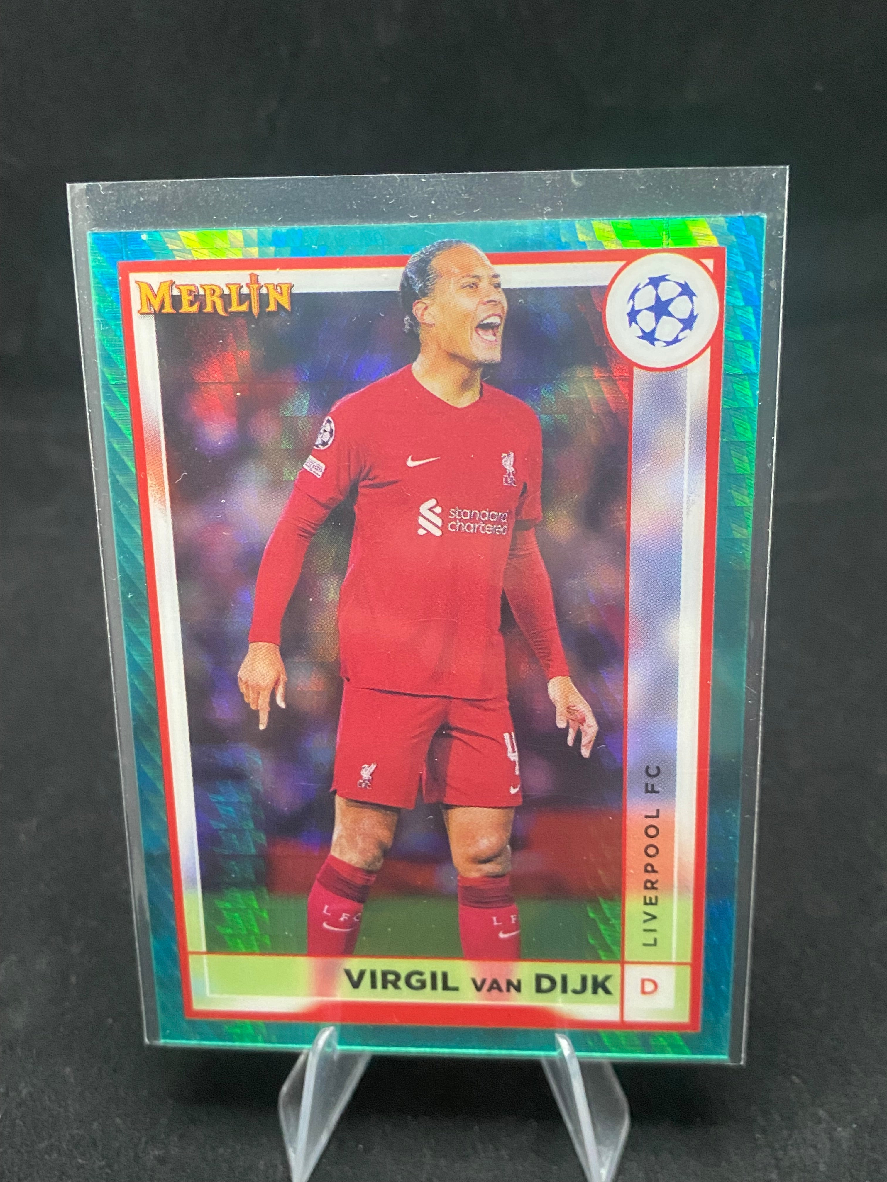Topps UEFA Champions League 2023 - Virgil Van Dijk - Merlin - 89