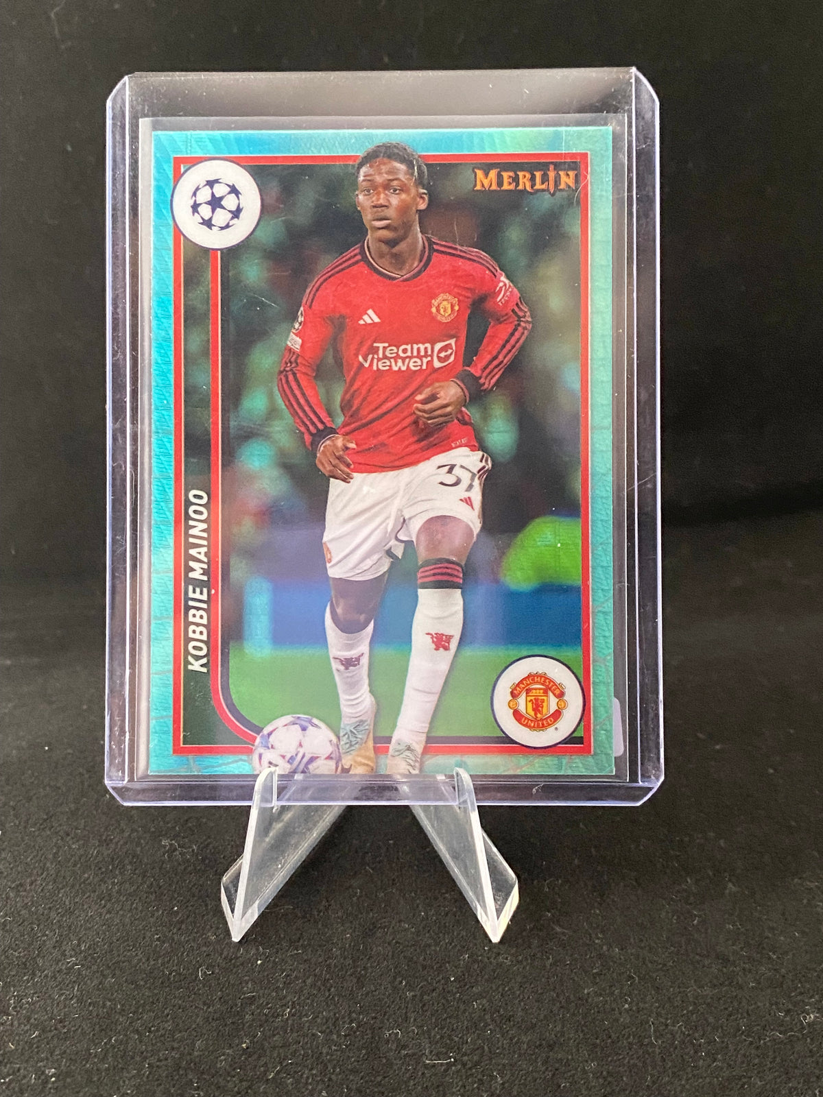 Topps UEFA Champions League 2024 - Kobbie Mainoo - Merlin - Green - 78