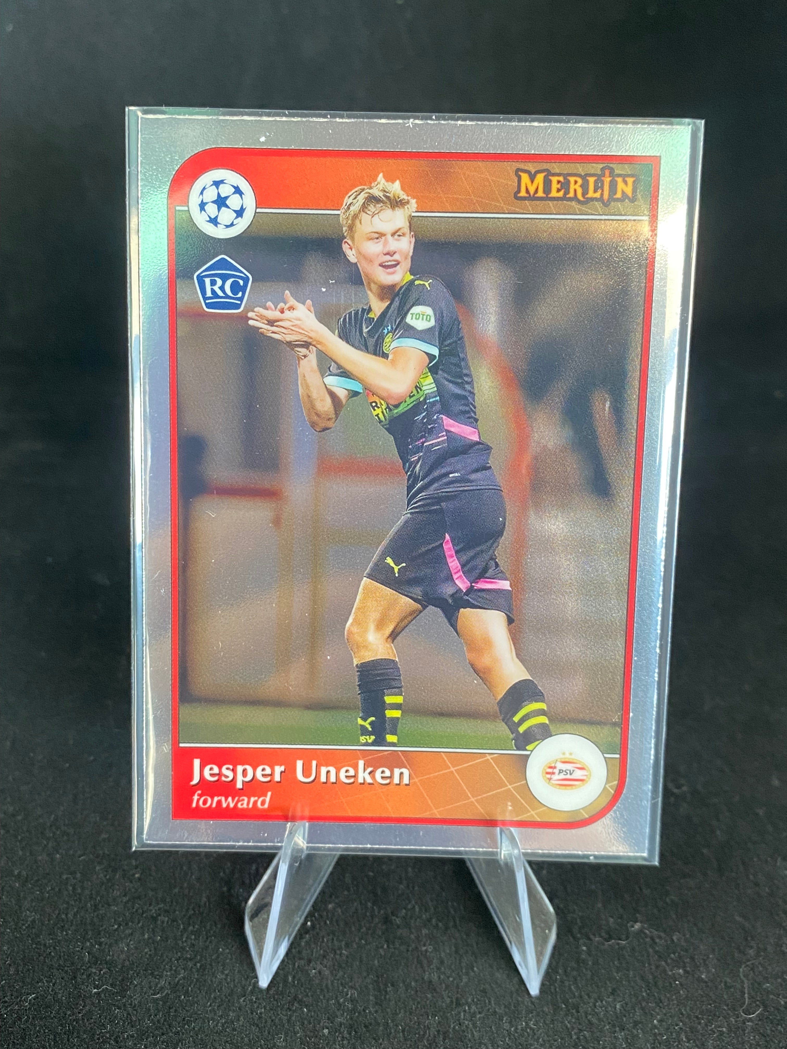 Topps UEFA Champions League 2025 -Jesper Uneken - Merlin - RC - Rookie Card - 62