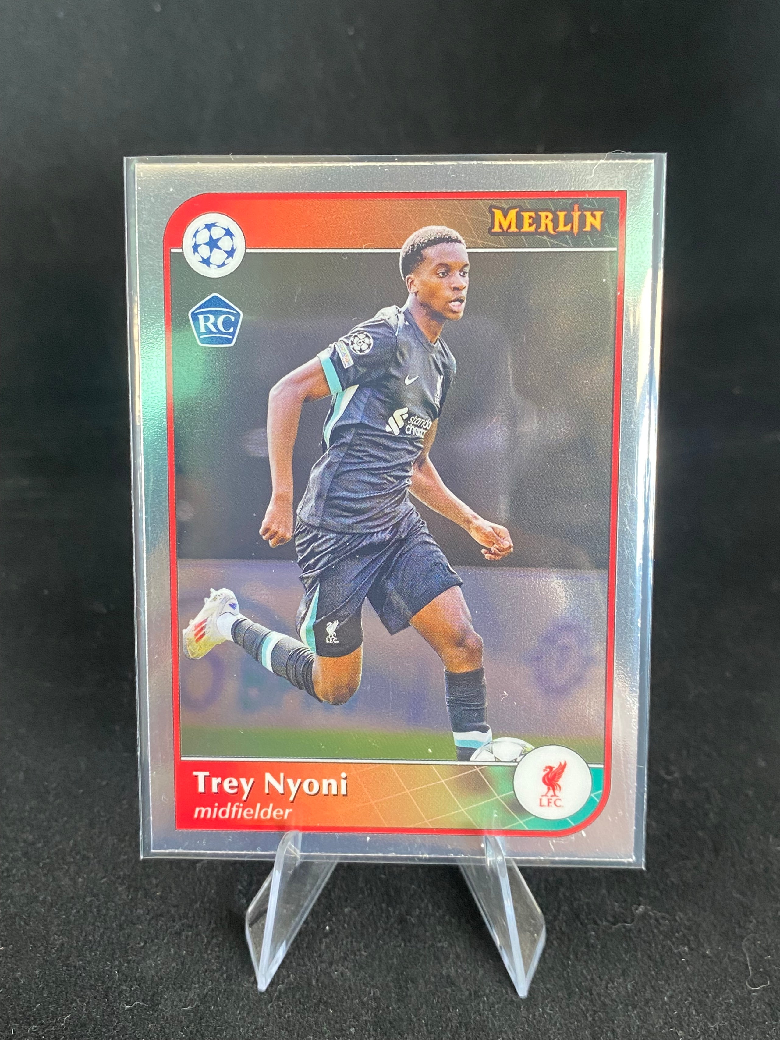 Topps UEFA Champions League 2025 -Trey Nyoni - Merlin - RC - Rookie Card - 98