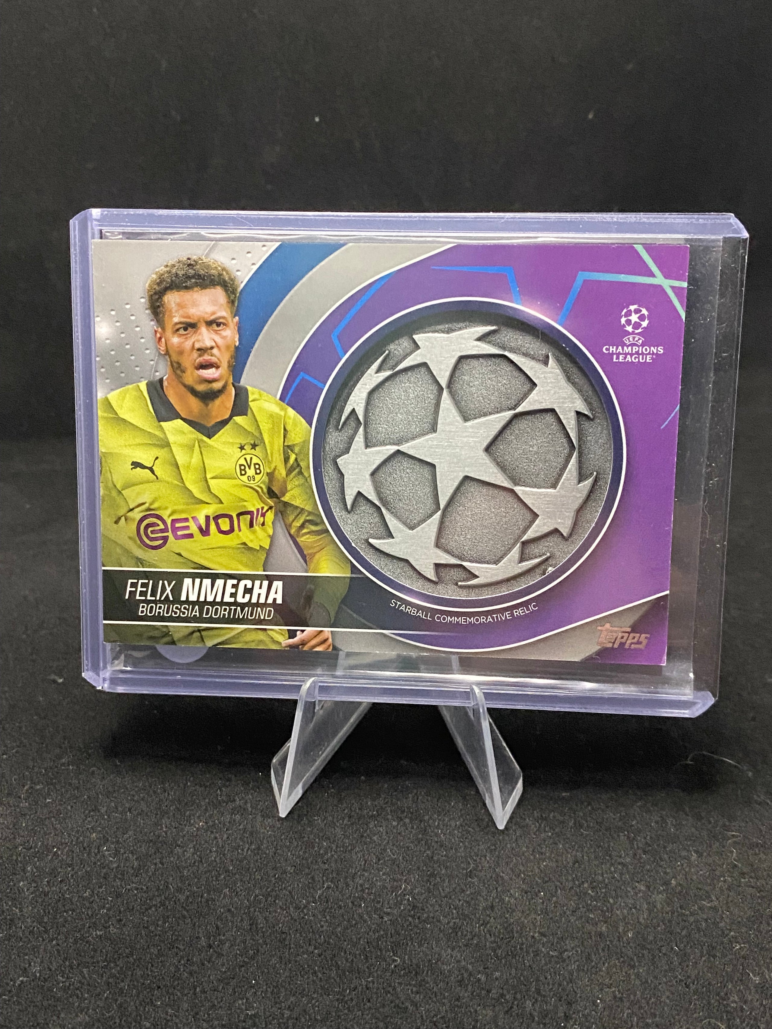 Topps UEFA Champions League 2025 - Felix Nmecha - Commemorative Starball Relic Card - SC-FN