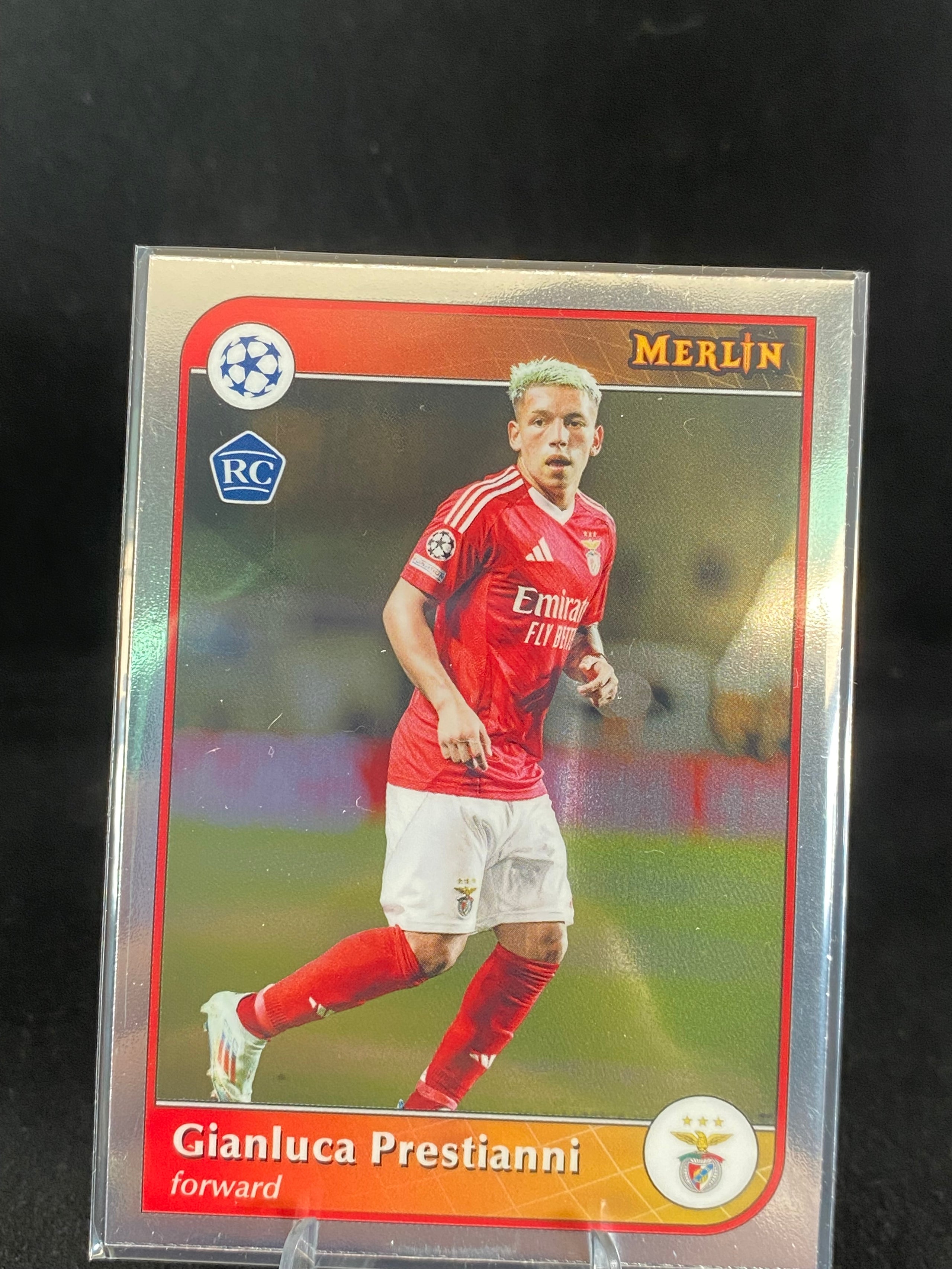 Topps UEFA Champions League 2025 - Gianluca Prestianni - Merlin - RC - Rookie Card - 90
