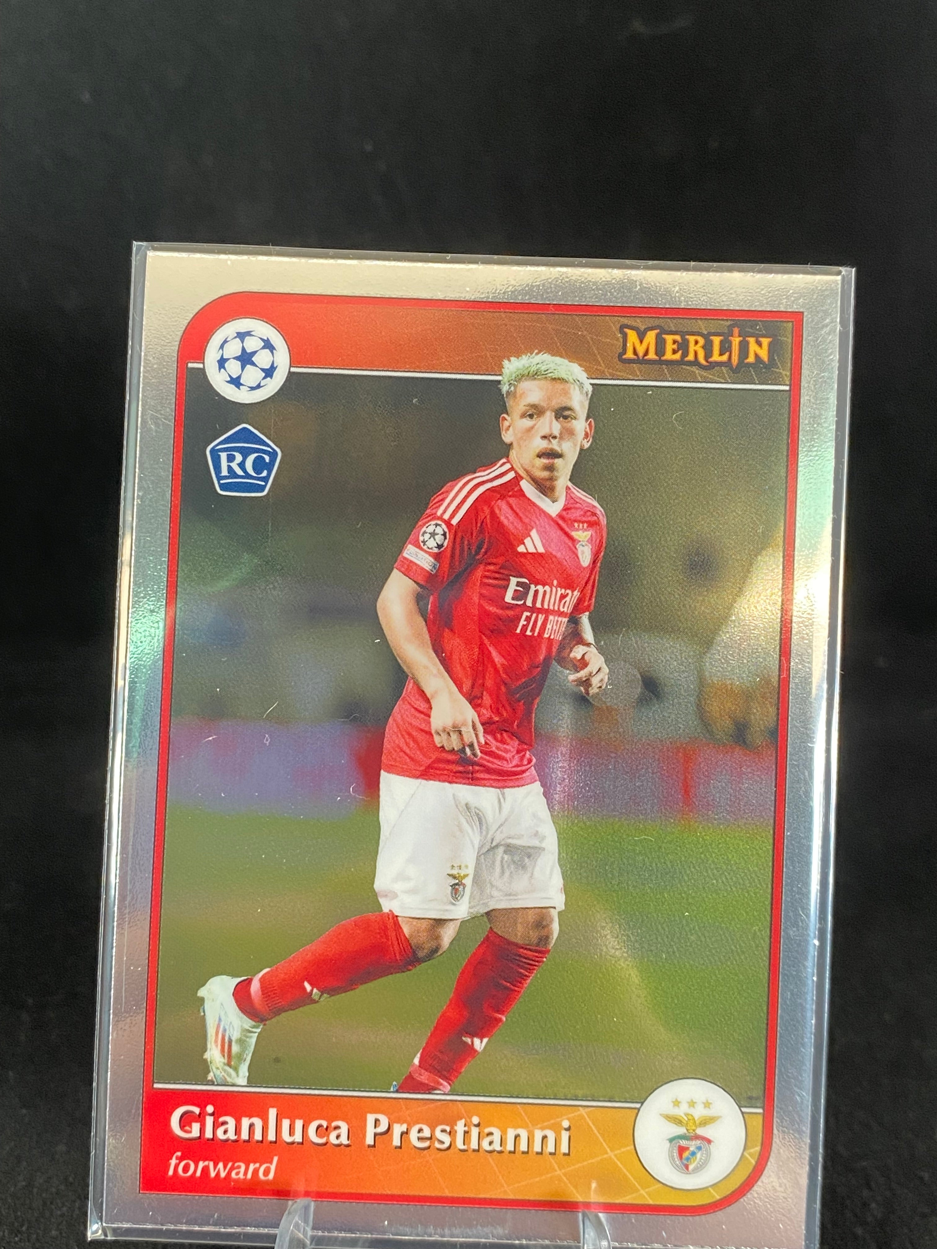 Topps UEFA Champions League 2025 - Gianluca Prestianni - Merlin - RC - Rookie Card - 90