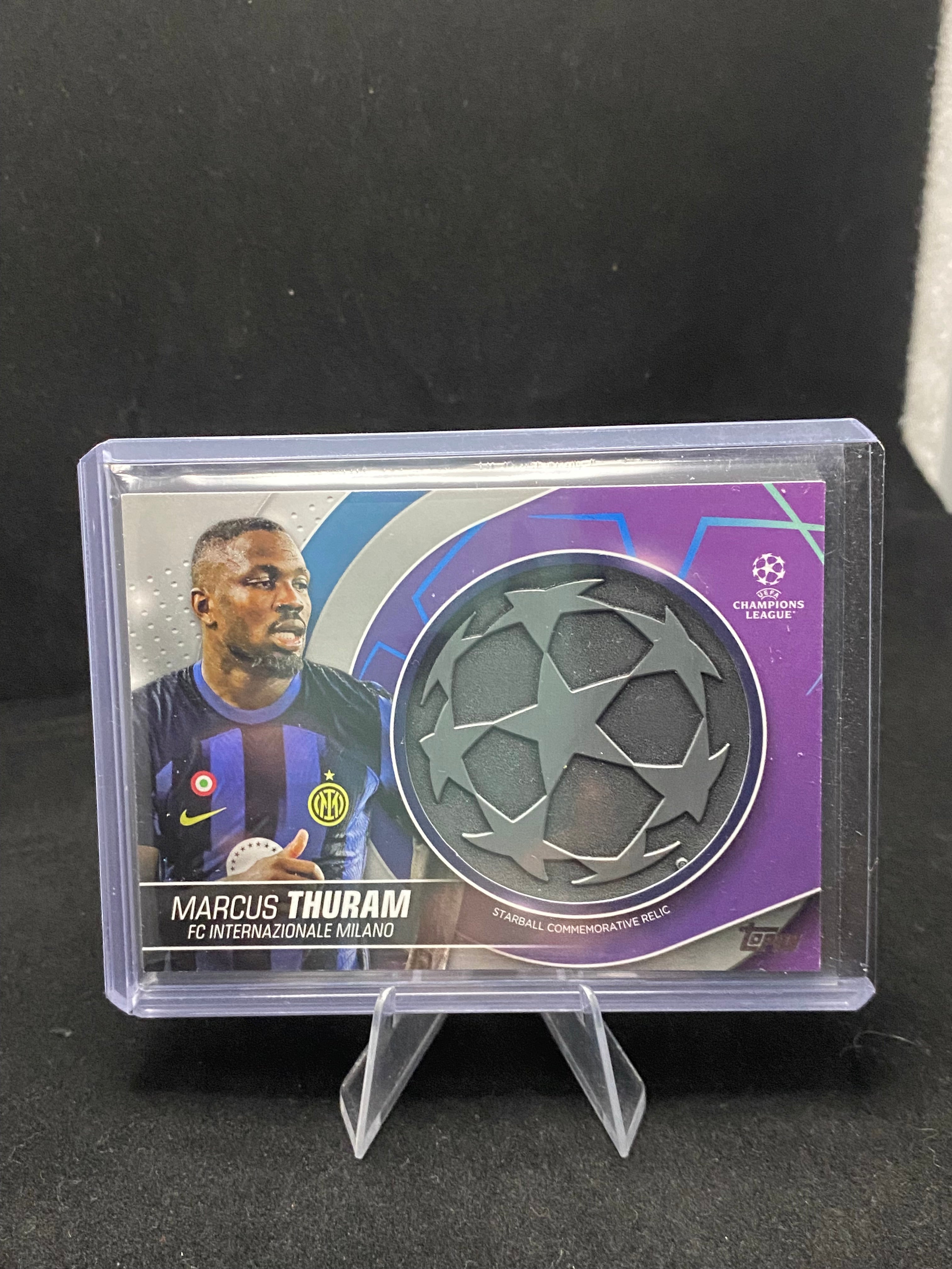 Topps UEFA Champions League 2025 - Marcus Thuram - Commemorative Starball Relic Card - SC-MT