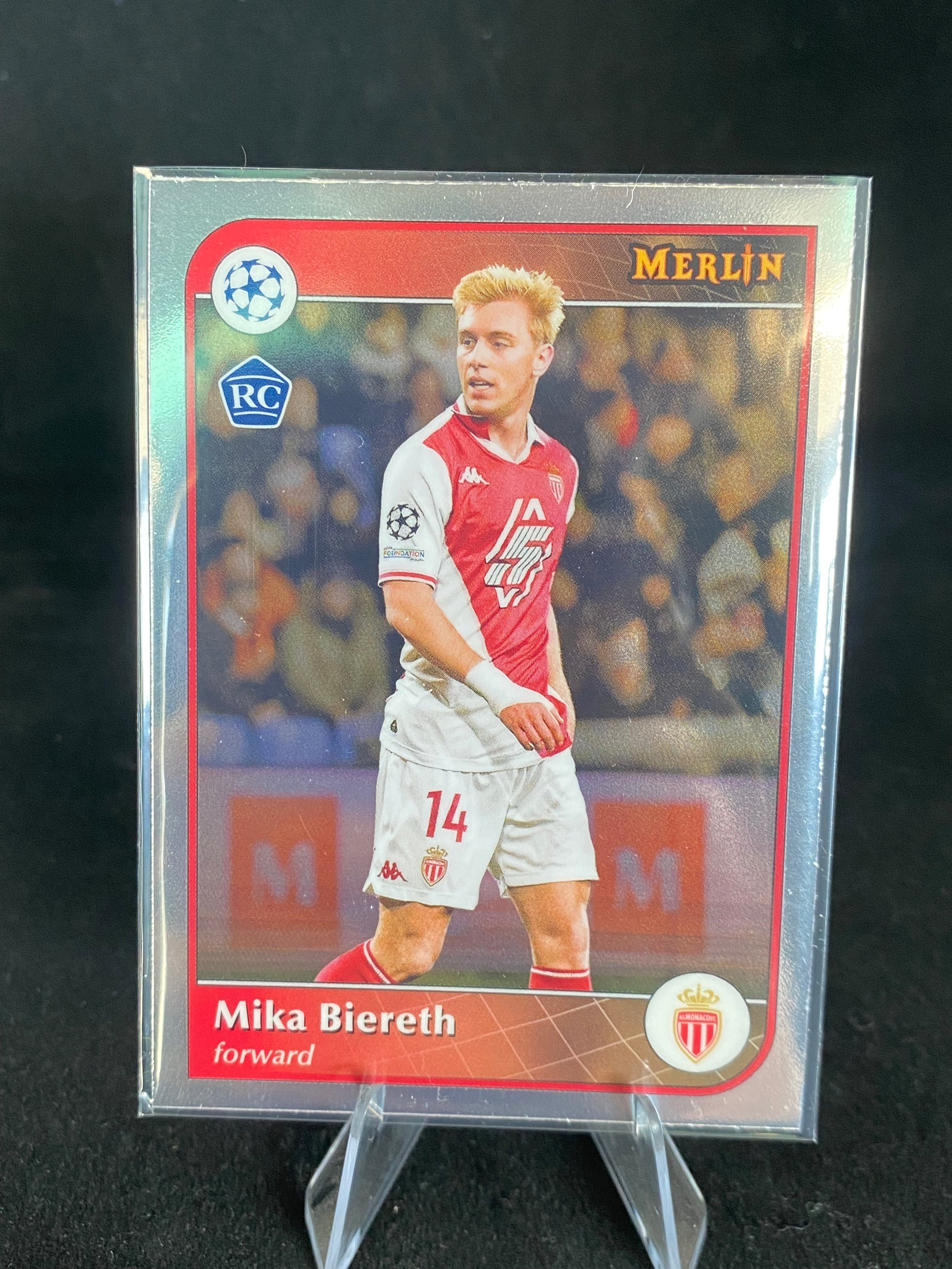 Topps UEFA Champions League 2025 - Mika Biereth- Merlin - RC - Rookie Card - 116