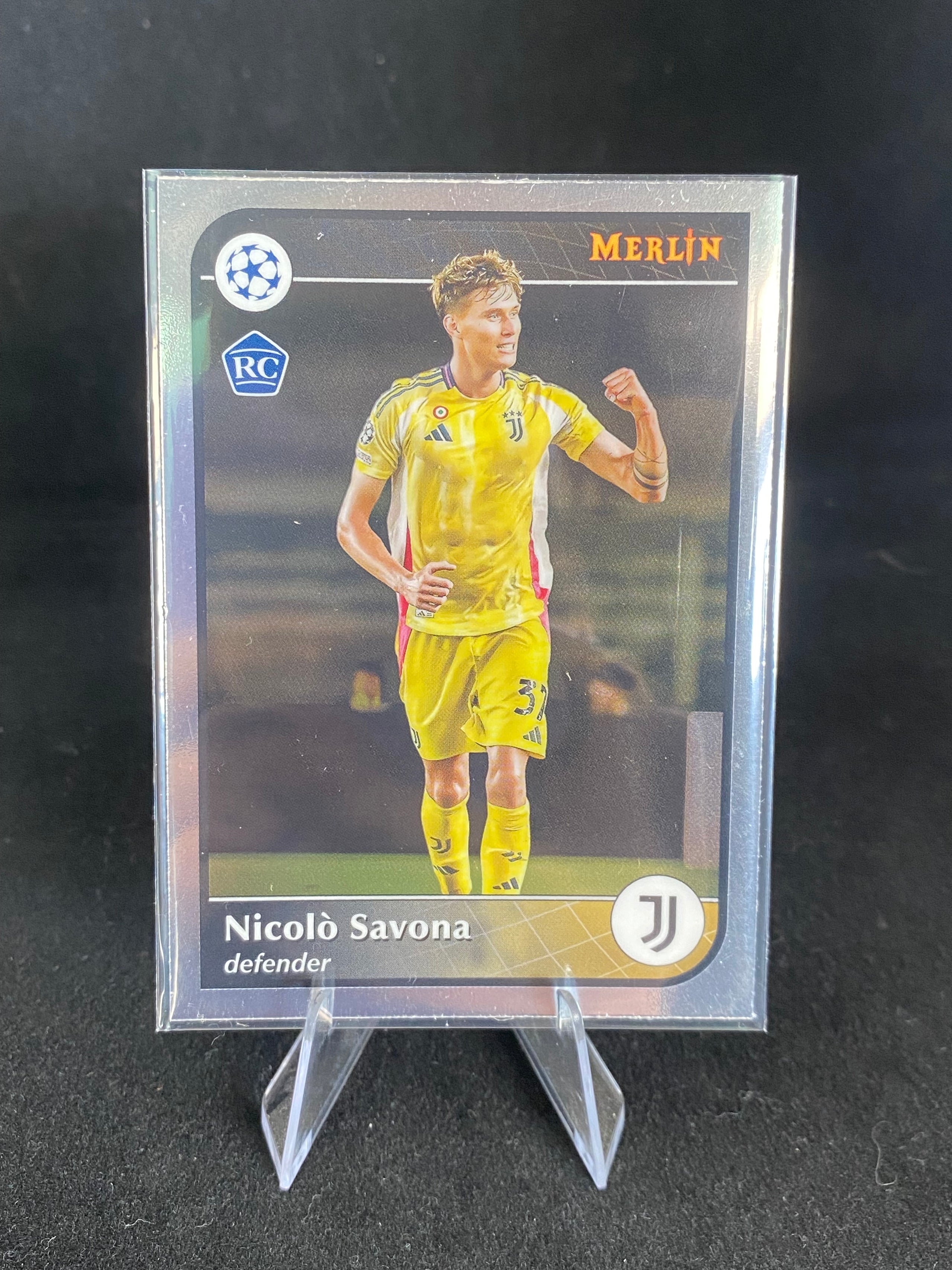 Topps UEFA Champions League 2025 - Nicolo Savona - Merlin - RC - Rookie Card - 187