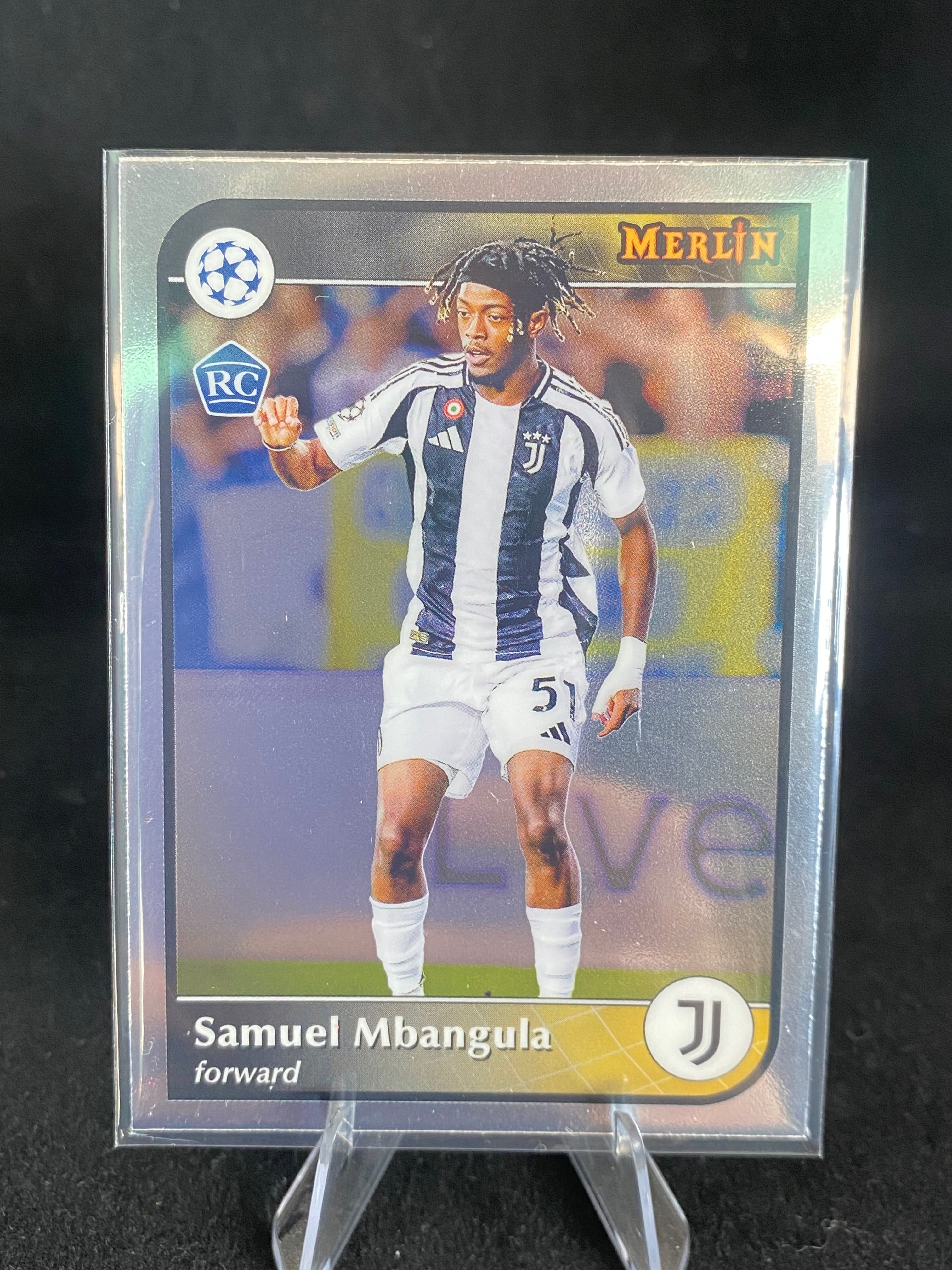 Topps UEFA Champions League 2025 - Samuel Mbangula - Merlin - RC - Rookie Card - 51
