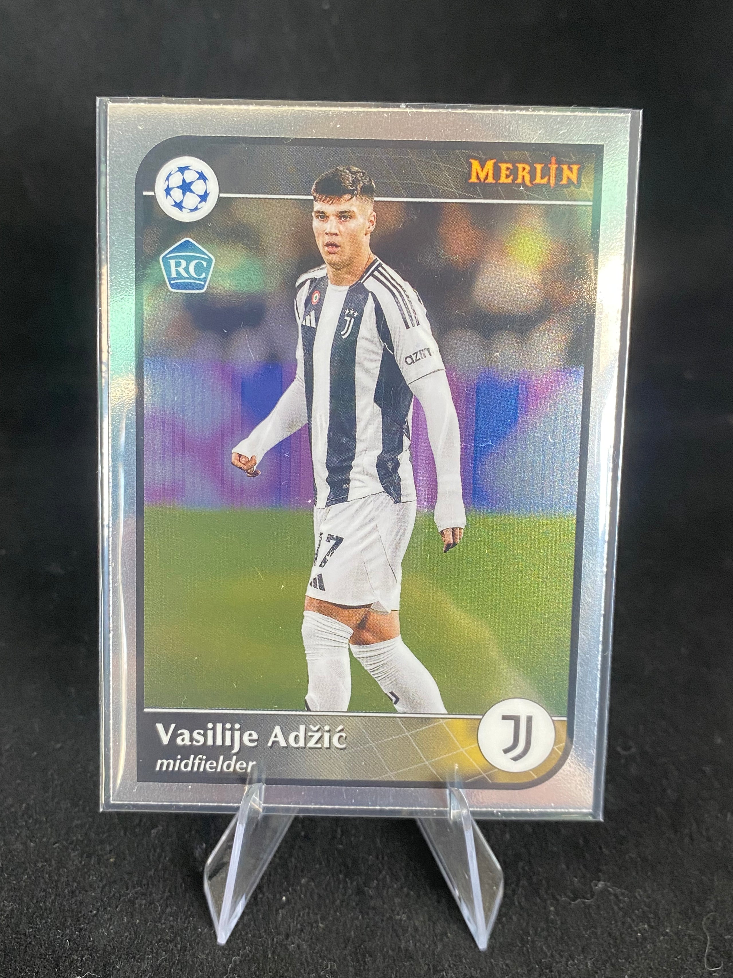 Topps UEFA Champions League 2025 - Vasilije Adzic - RC- Rookie Card - 173