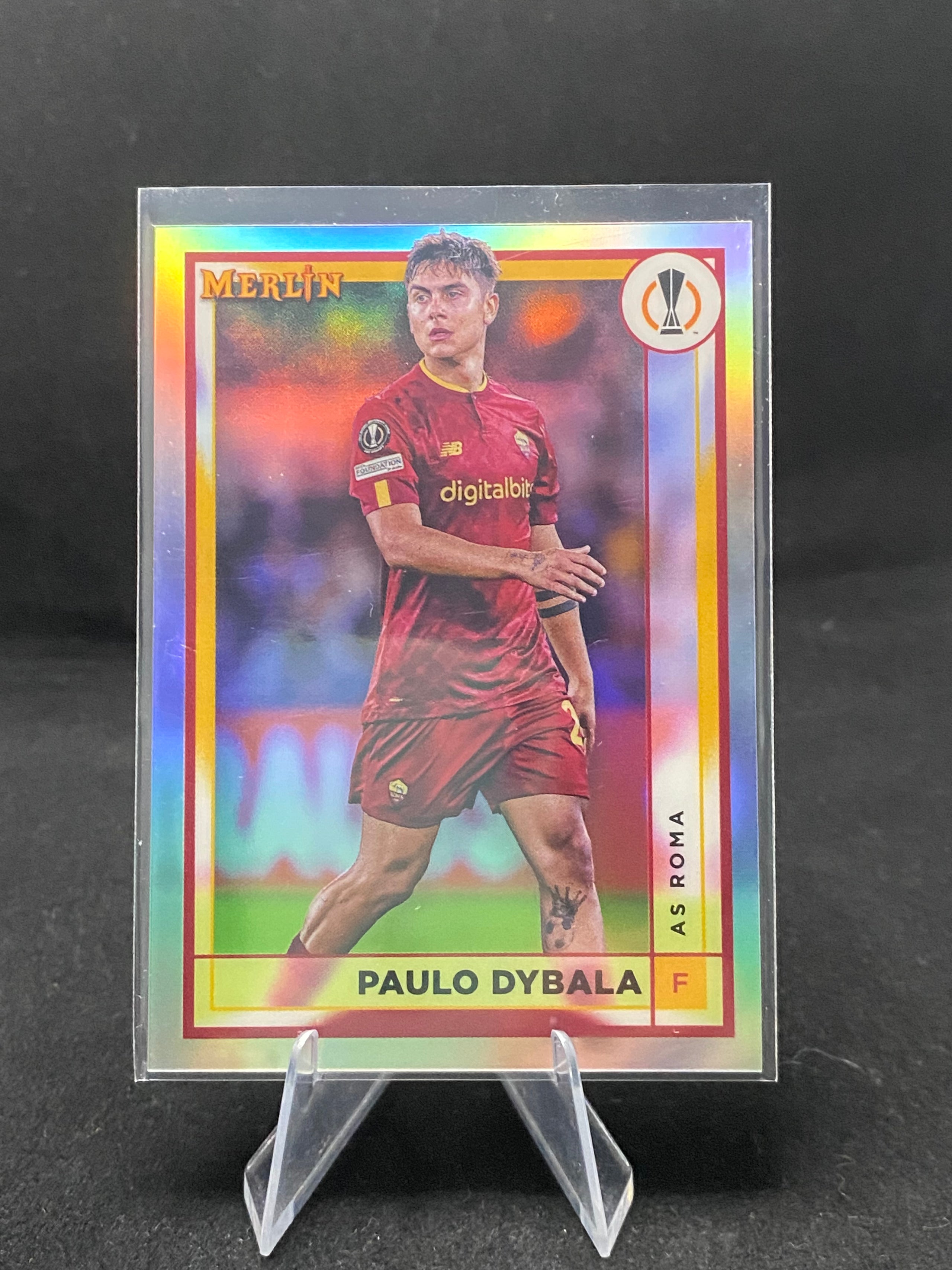 Topps UEFA Europe League 2023 -  Paulo Dybala - Merlin - 23 - Refractor