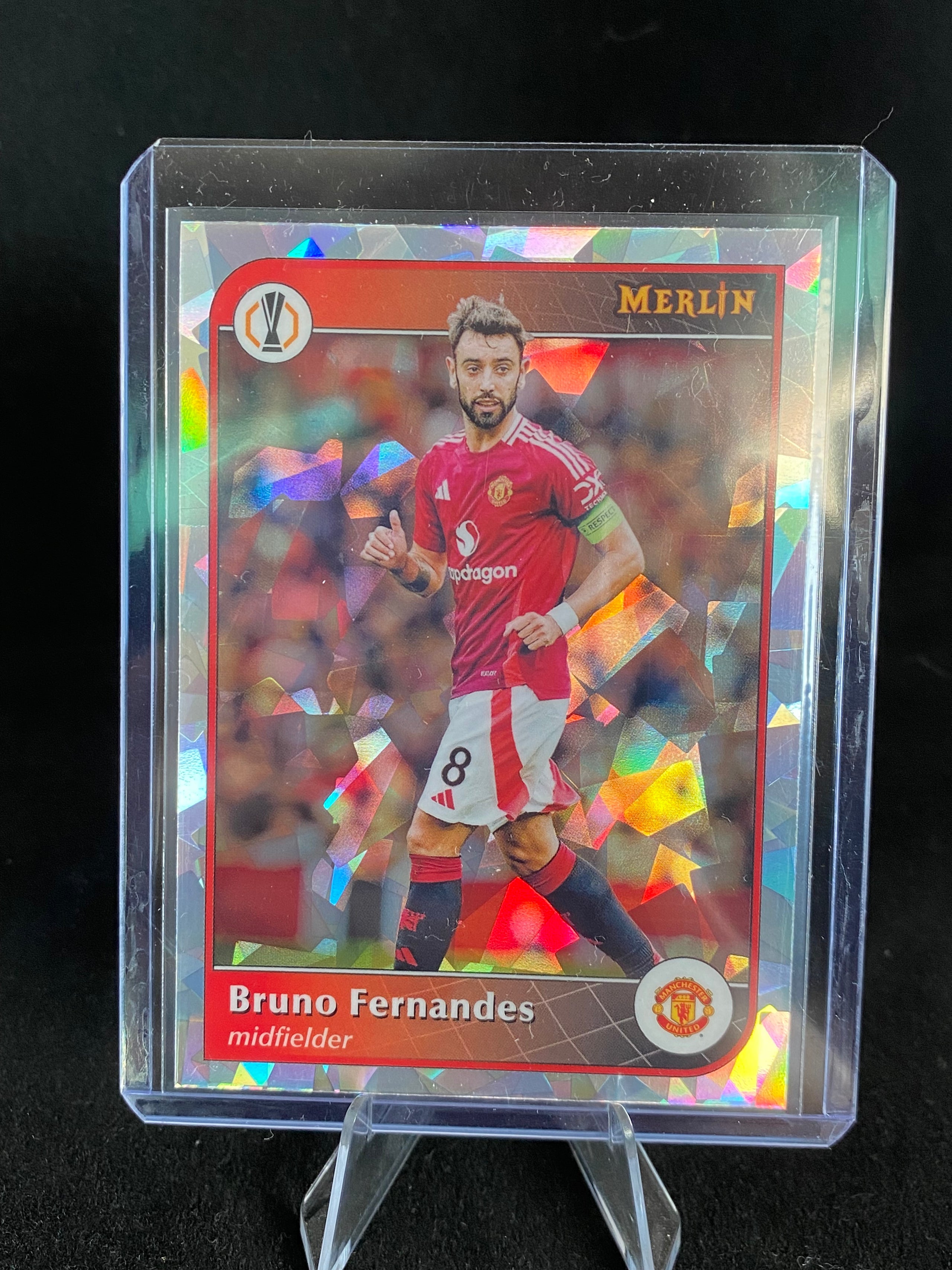 Topps UEFA Europe League 2025 - Bruno Fernandes- Merlin - 32