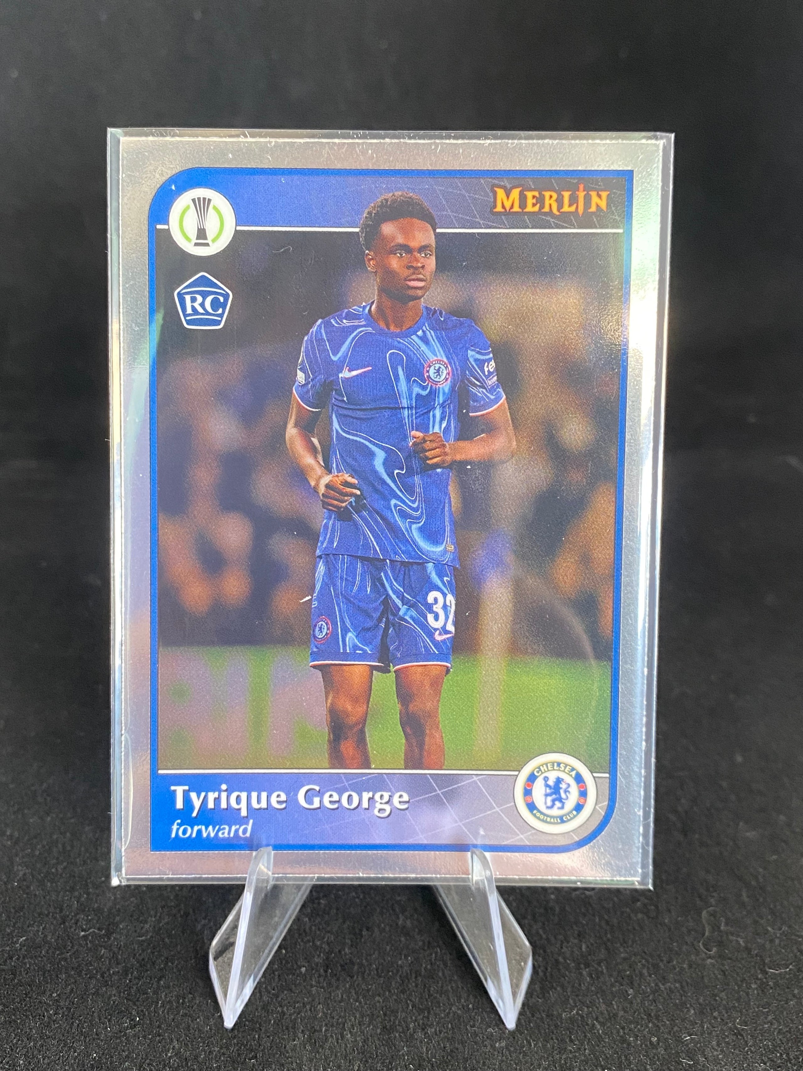 Topps UEFA Europe League 2025 - Tyrique George  - RC - Rookie Card - Merlin - 39