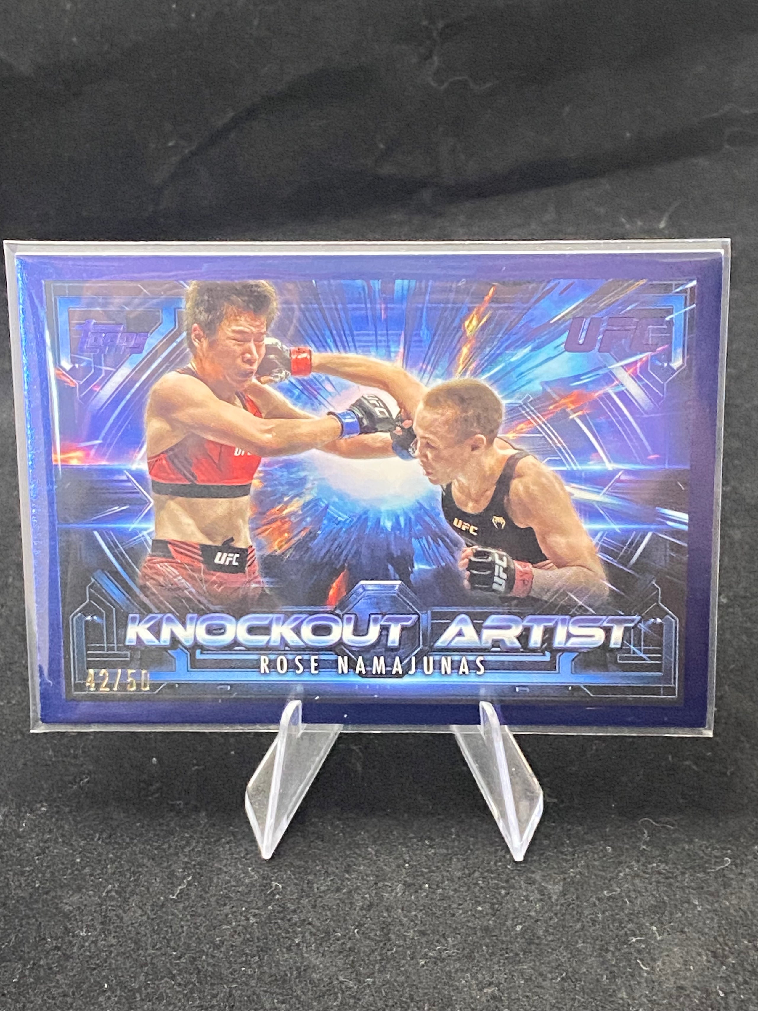 Topps UFC  2025 - Rose Namajunas - Knockout Artist - 42/50 - KA-19